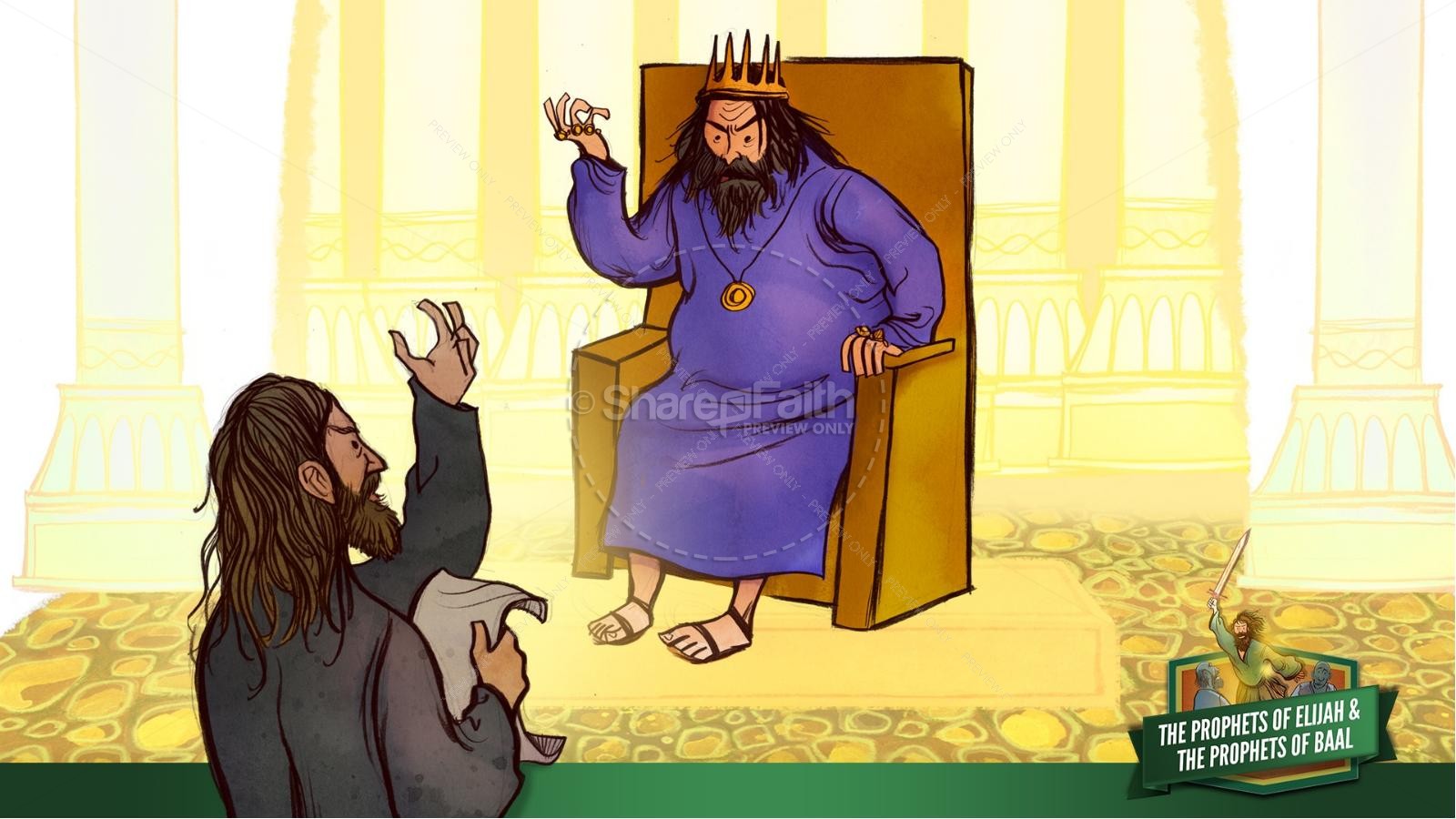 Elijah The Prophet 1 Kings 18 Kids Bible Stories Thumbnail 14