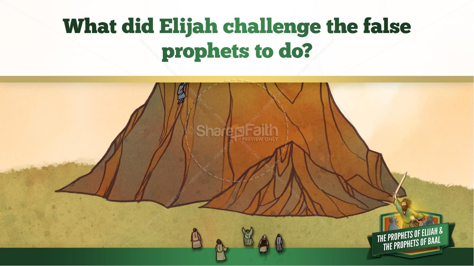 Elijah The Prophet 1 Kings 18 Kids Bible Stories Thumbnail 19
