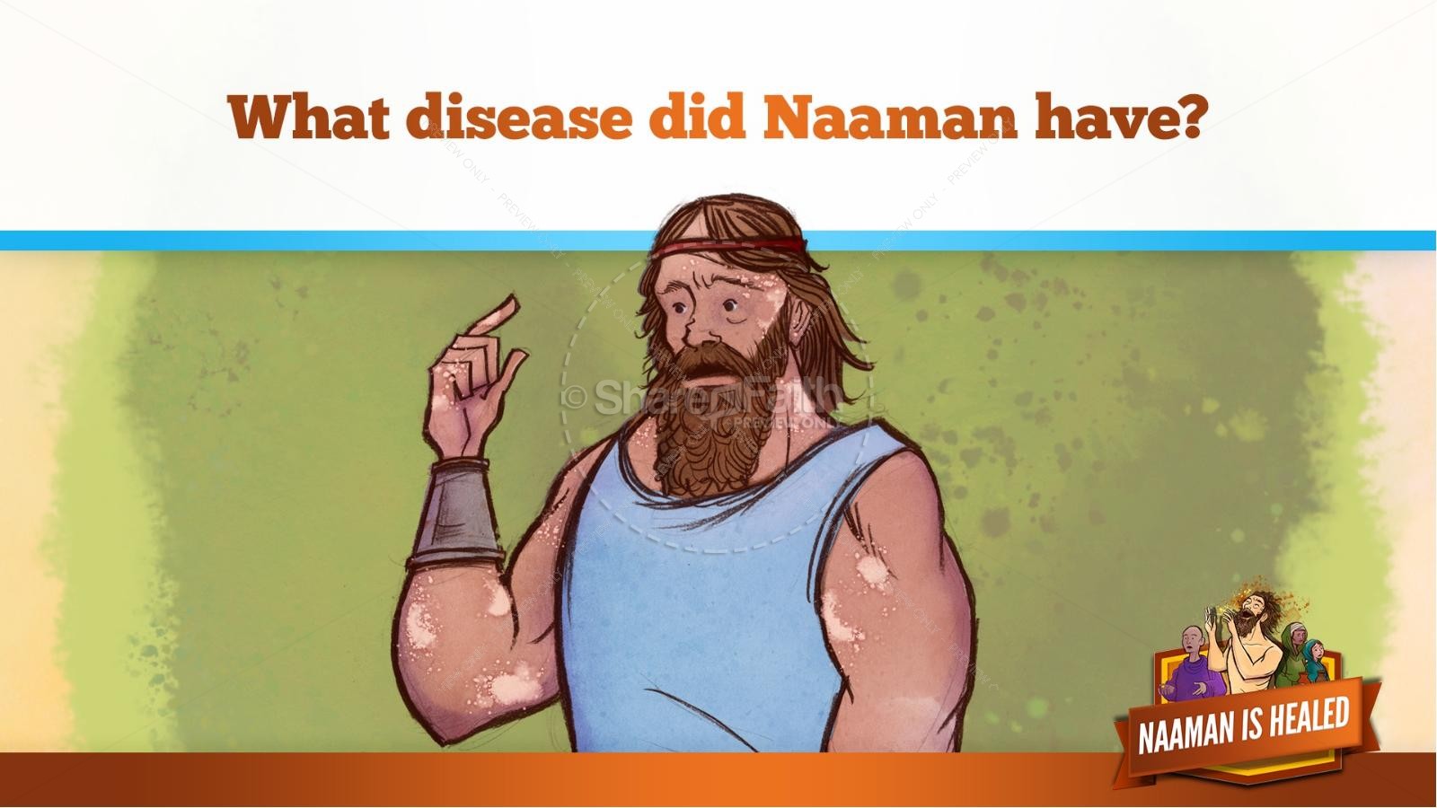 Naaman The Leper 2 Kings 5 Kids Bible Stories | slide 16