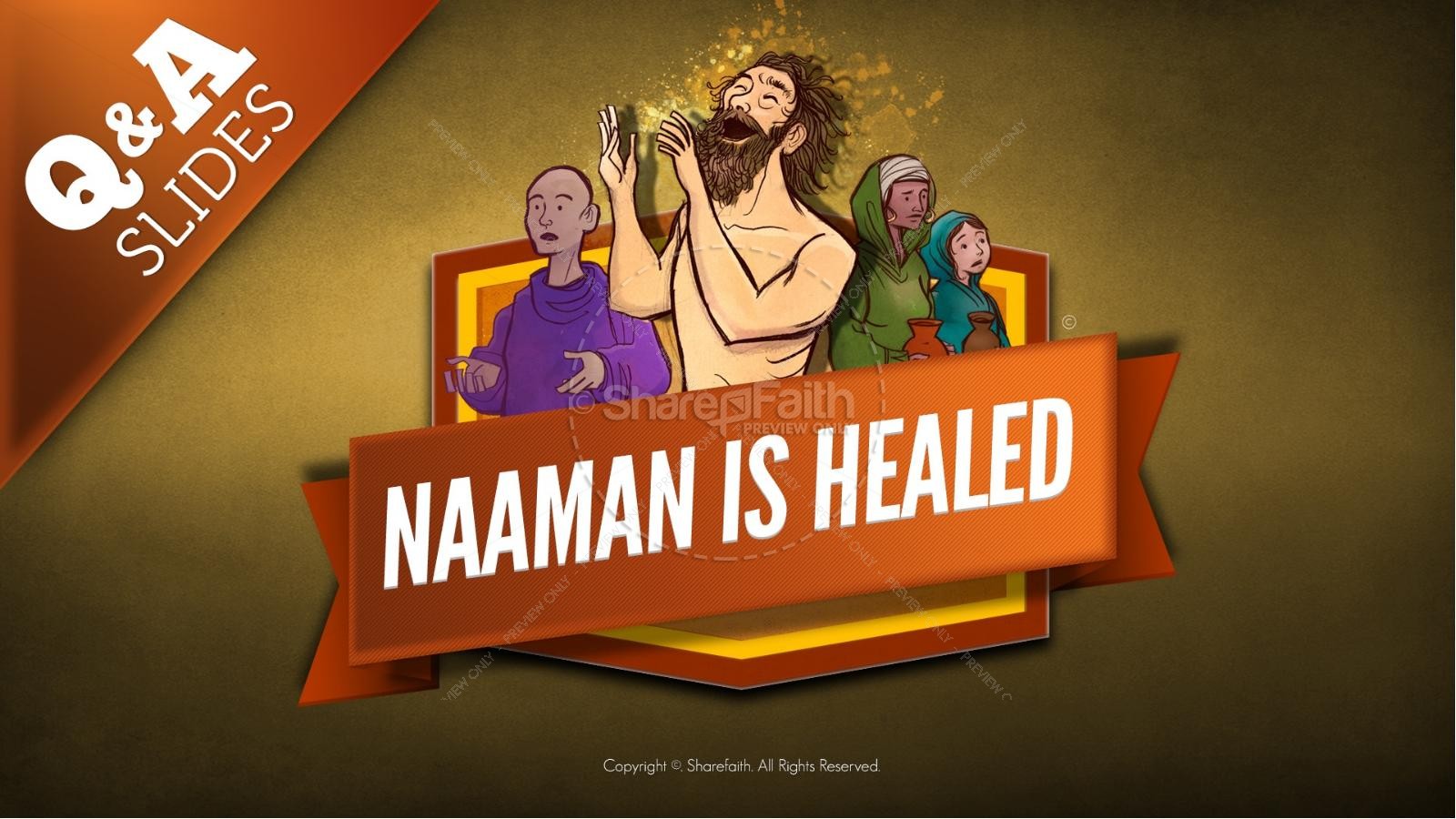 Naaman The Leper 2 Kings 5 Kids Bible Stories | slide 10