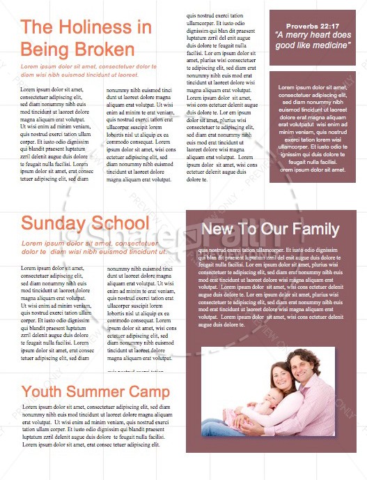 We Are the Church Newsletter Template | page 2