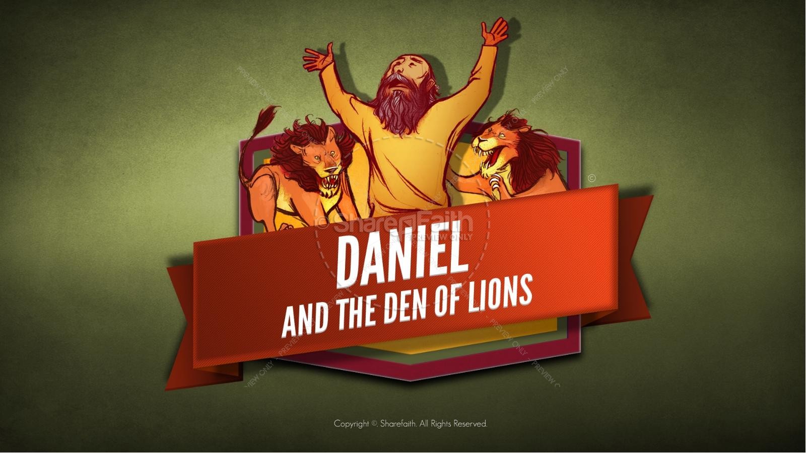 Daniel And The Lions Den Kids Bible Story Thumbnail 12