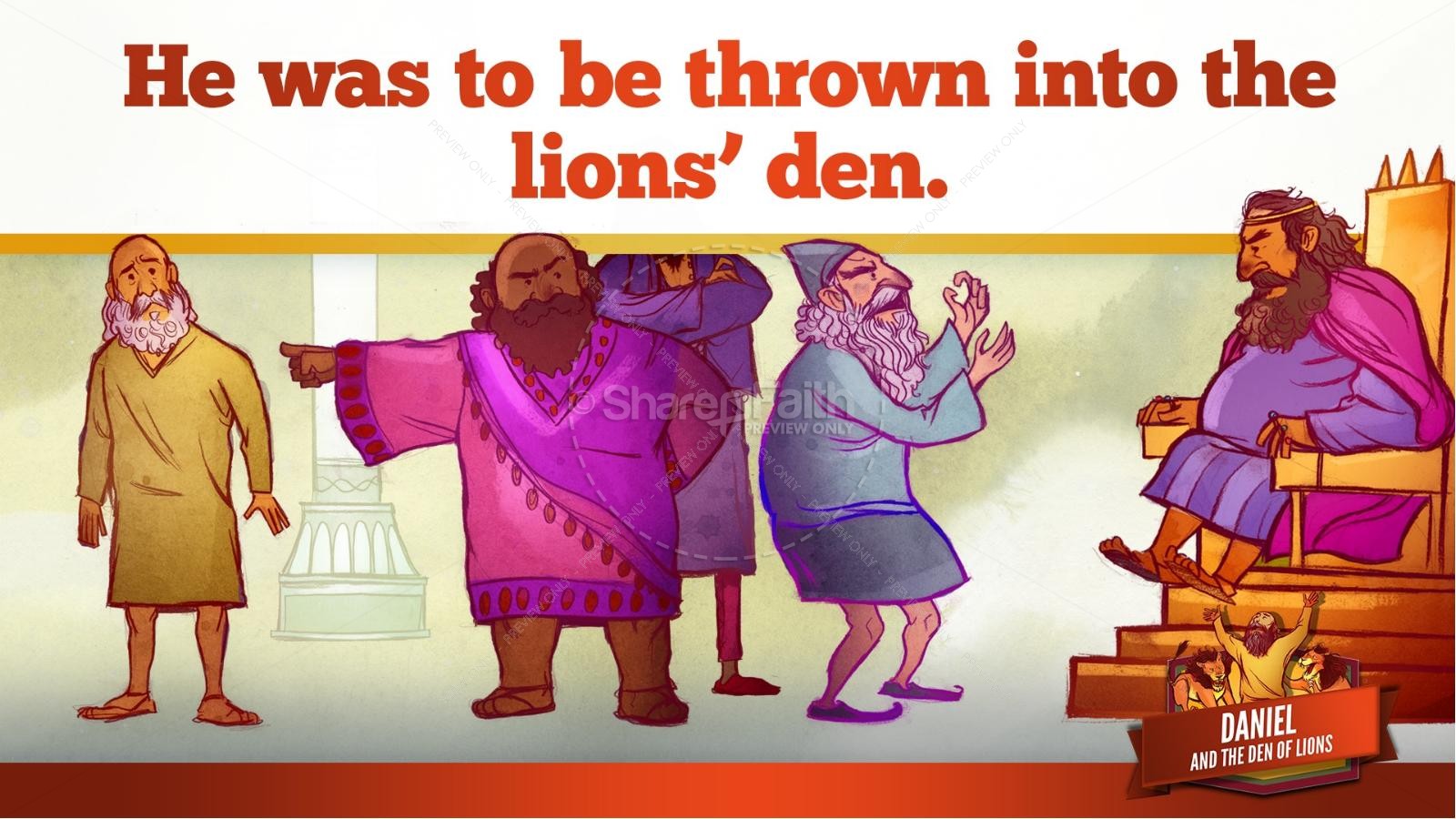 Daniel And The Lions Den Kids Bible Story Thumbnail 27