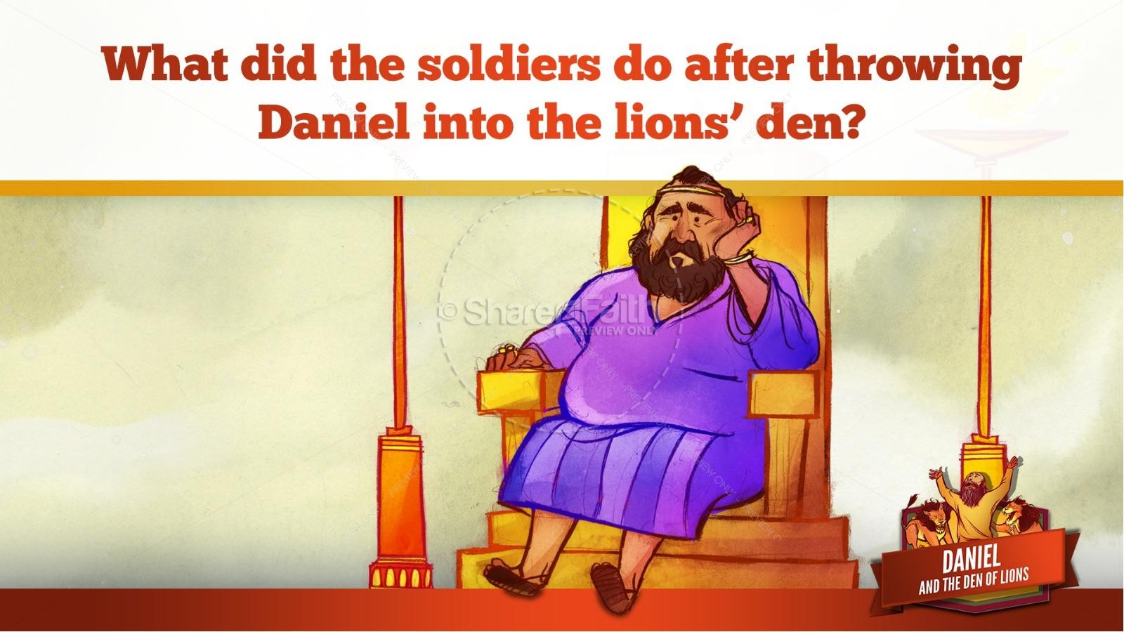 Daniel And The Lions Den Kids Bible Story Thumbnail 30