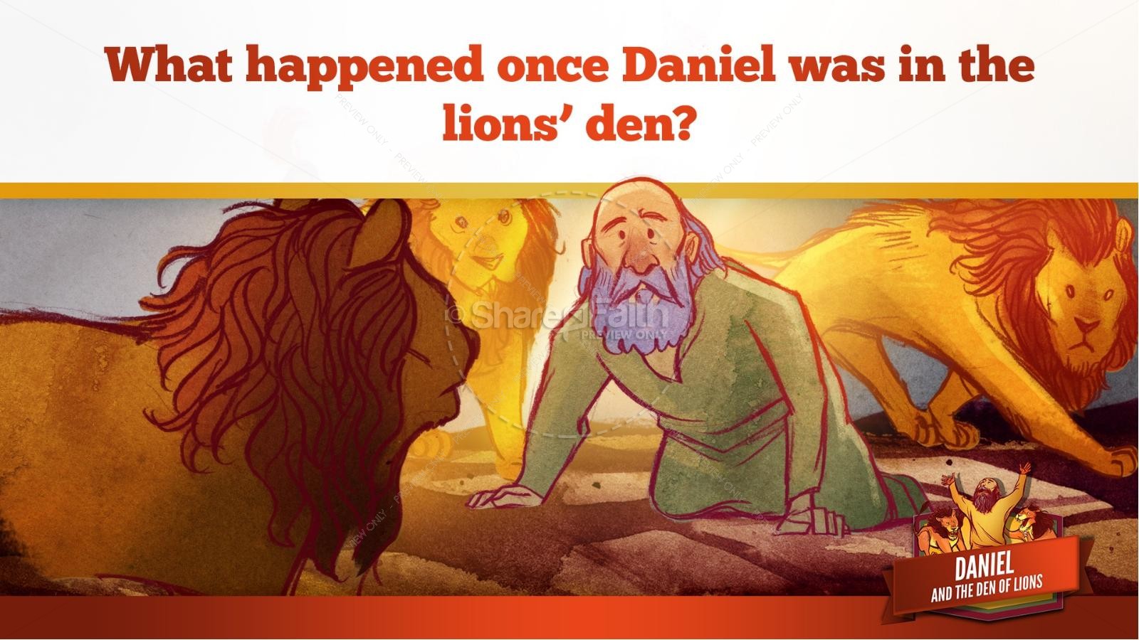 Daniel And The Lions Den Kids Bible Story Thumbnail 34