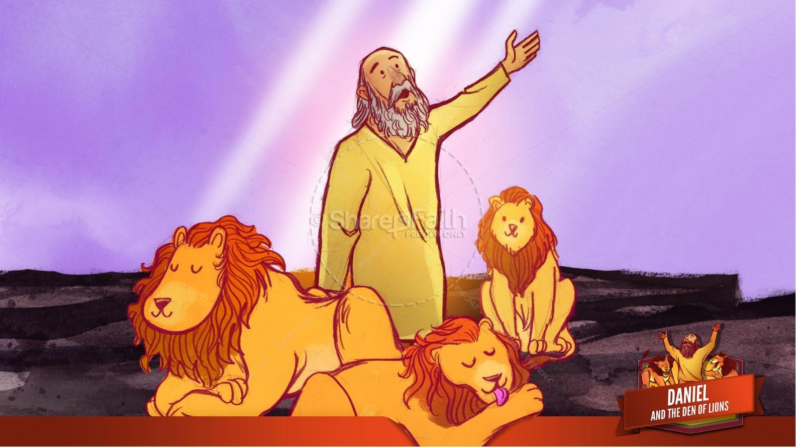 Daniel And The Lions Den Kids Bible Story | Sharefaith Kids