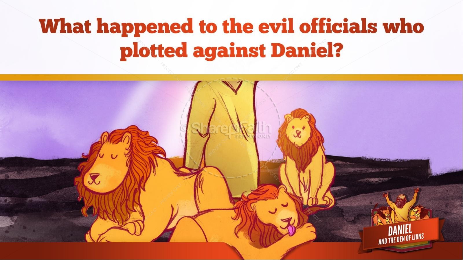 Daniel And The Lions Den Kids Bible Story Thumbnail 38