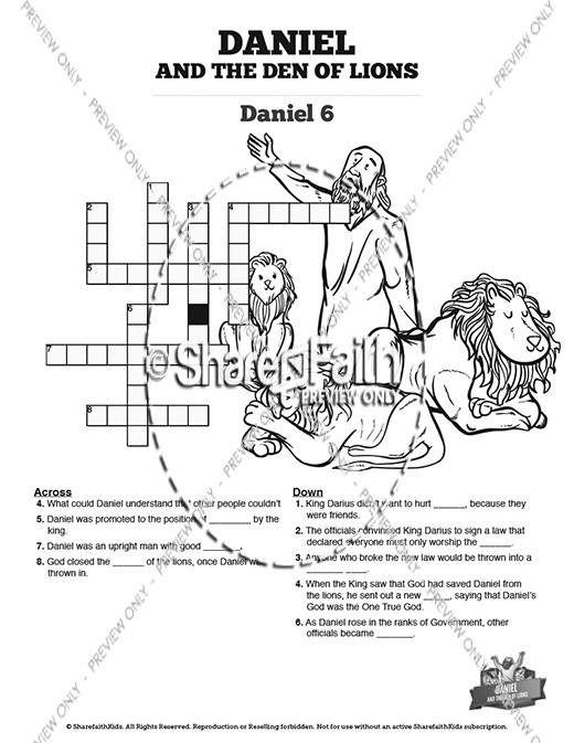 daniel and the lions den maze