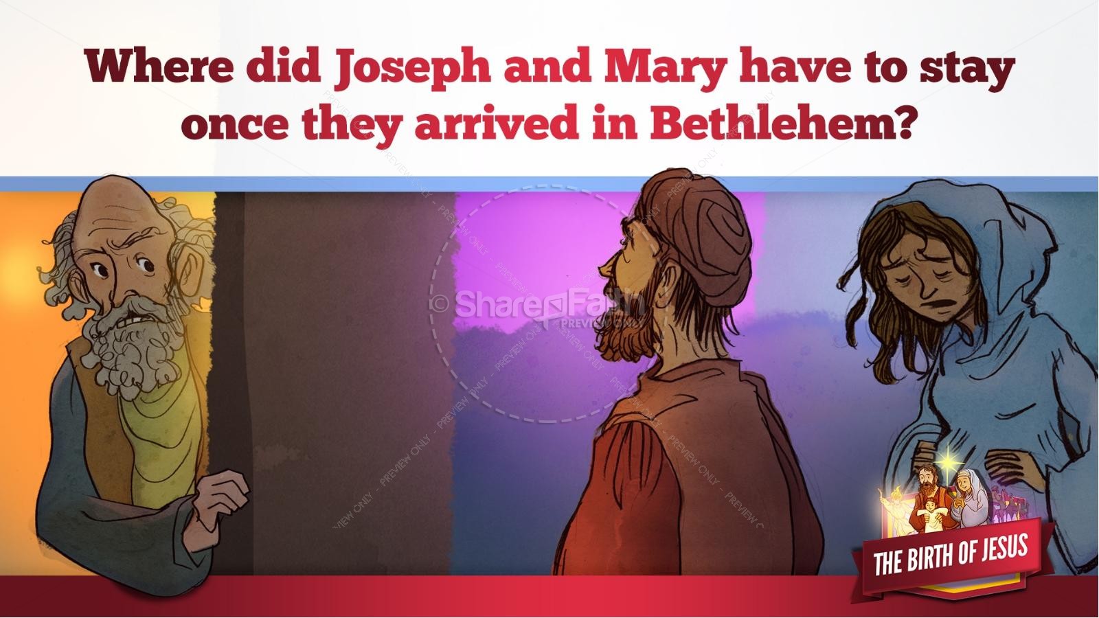 The Birth of Jesus Kids Bible Story Thumbnail 46
