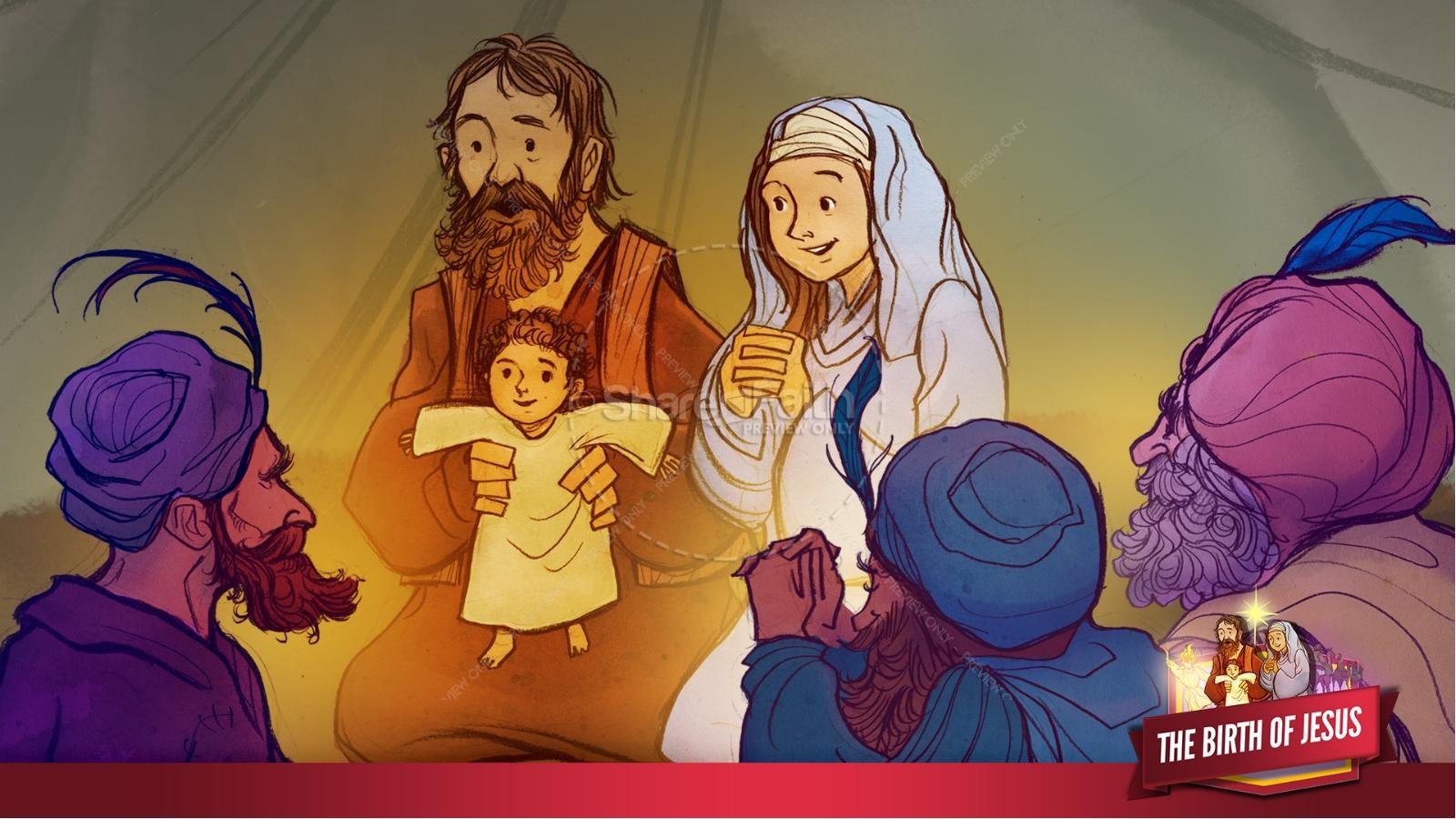 The Birth of Jesus Kids Bible Story Thumbnail 65