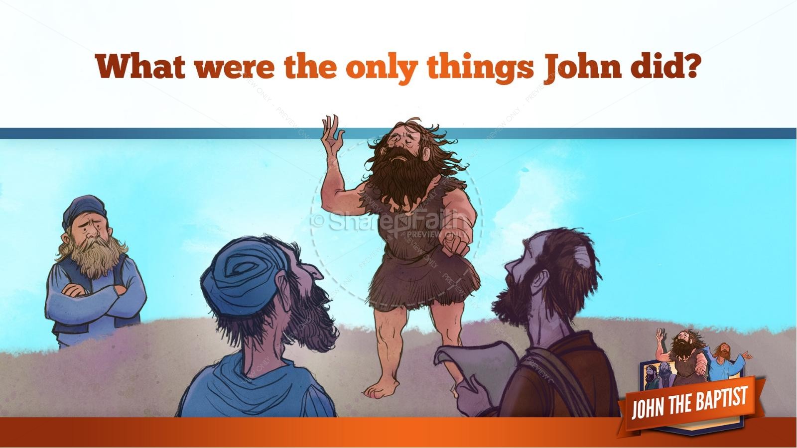 John The Baptist Kids Bible Story