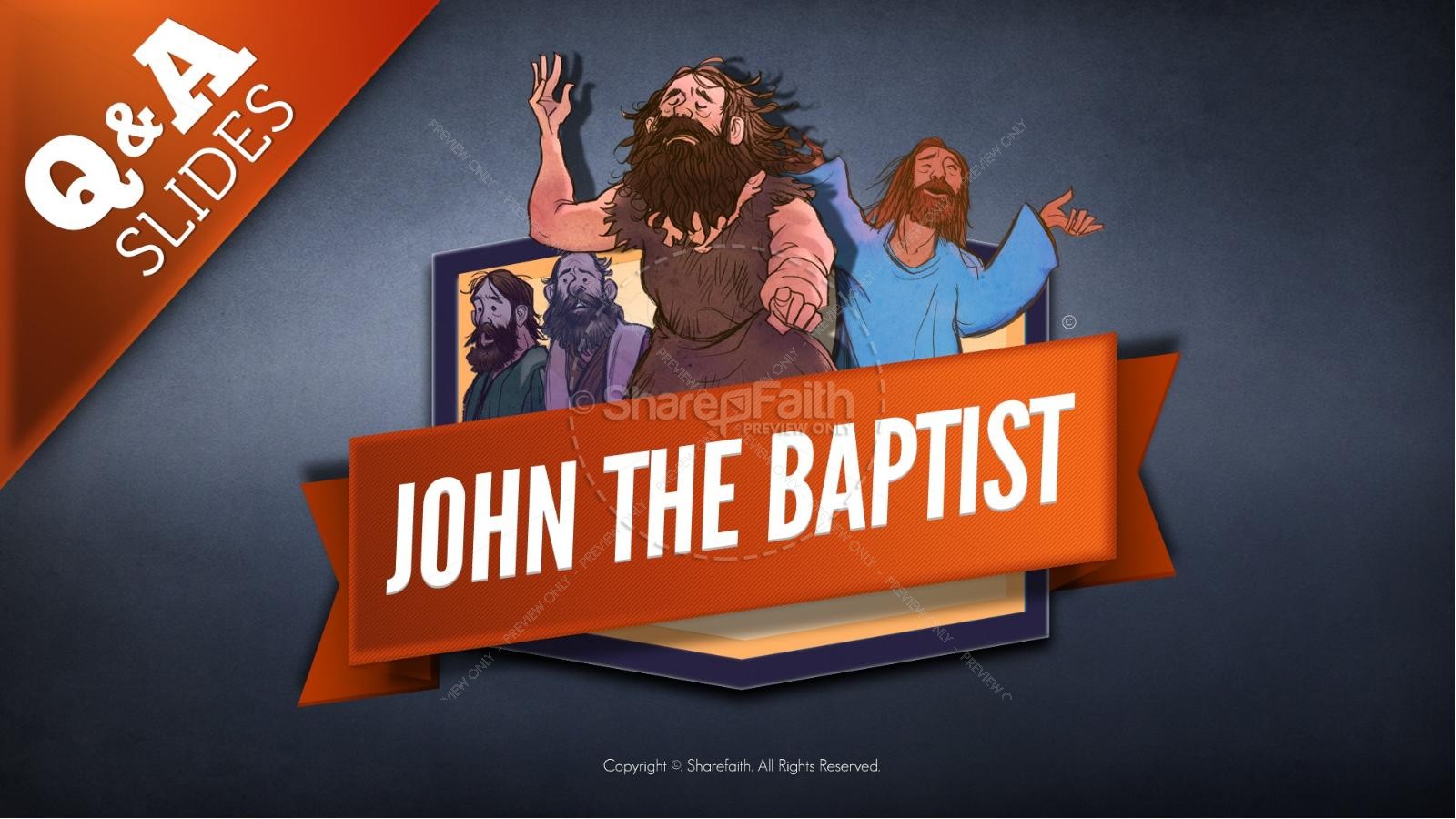 John The Baptist Kids Bible Story