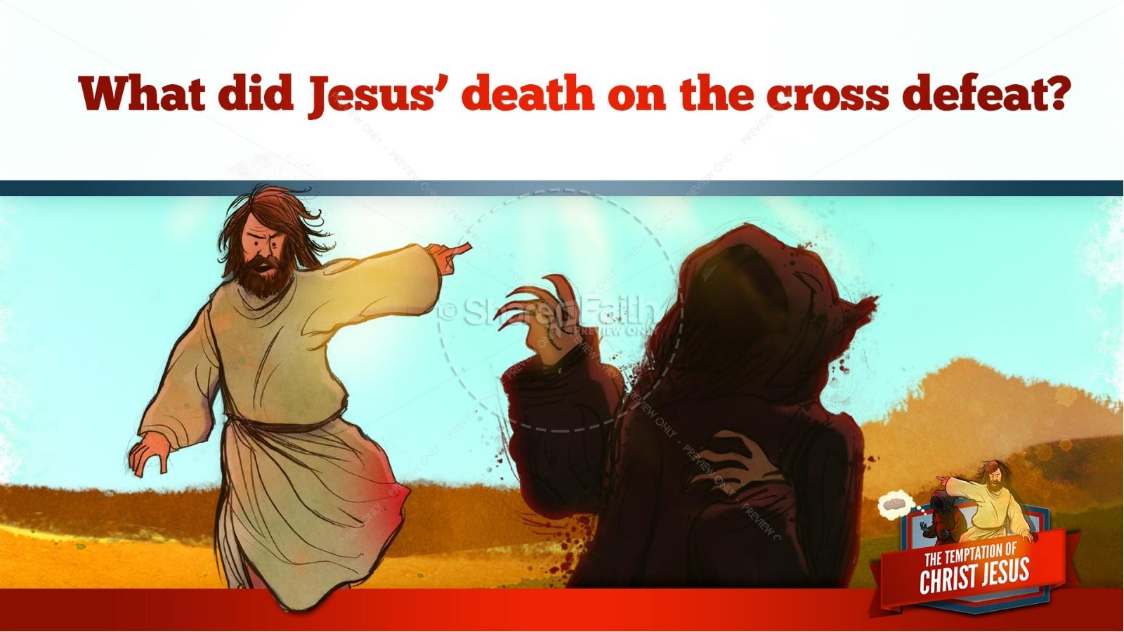 Matthew 4 Jesus Tempted Kids Bible Story Thumbnail 30