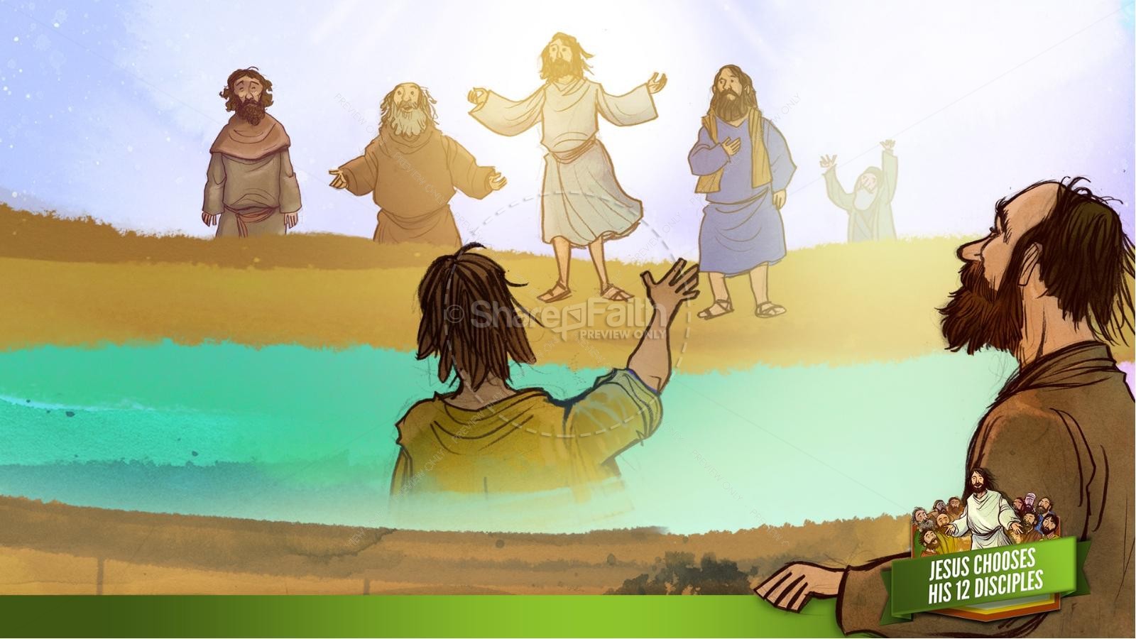 Jesus Chooses His 12 Disciples Kids Bible Story Thumbnail 21