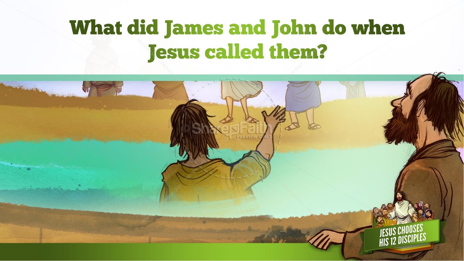 Jesus Chooses His 12 Disciples Kids Bible Story Thumbnail 22