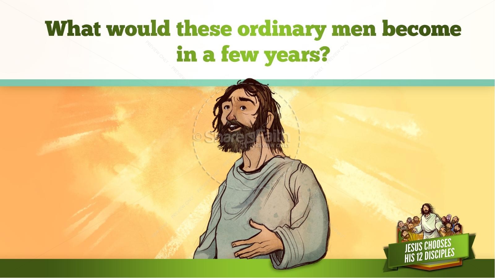 Jesus Chooses His 12 Disciples Kids Bible Story Thumbnail 26