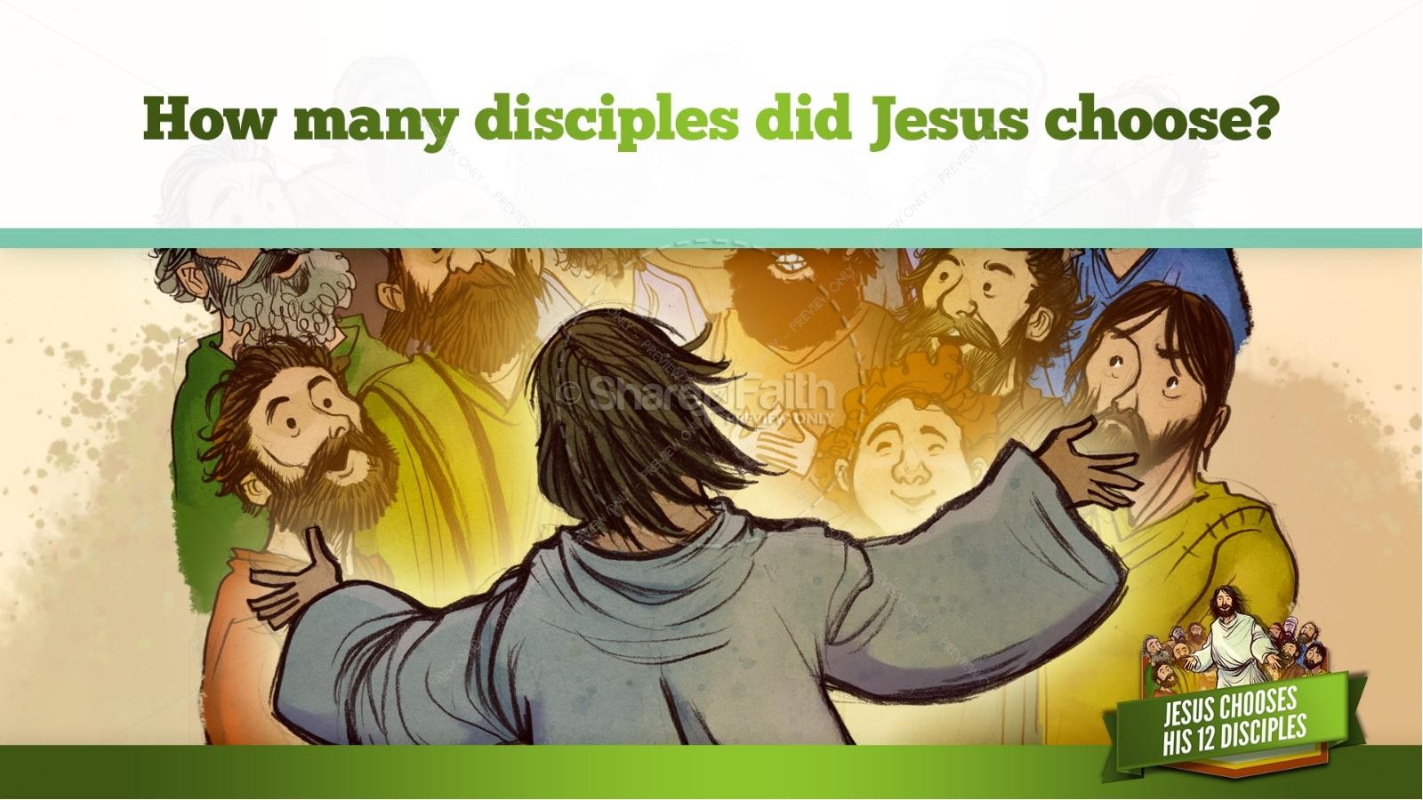 Jesus Chooses His 12 Disciples Kids Bible Story Thumbnail 30