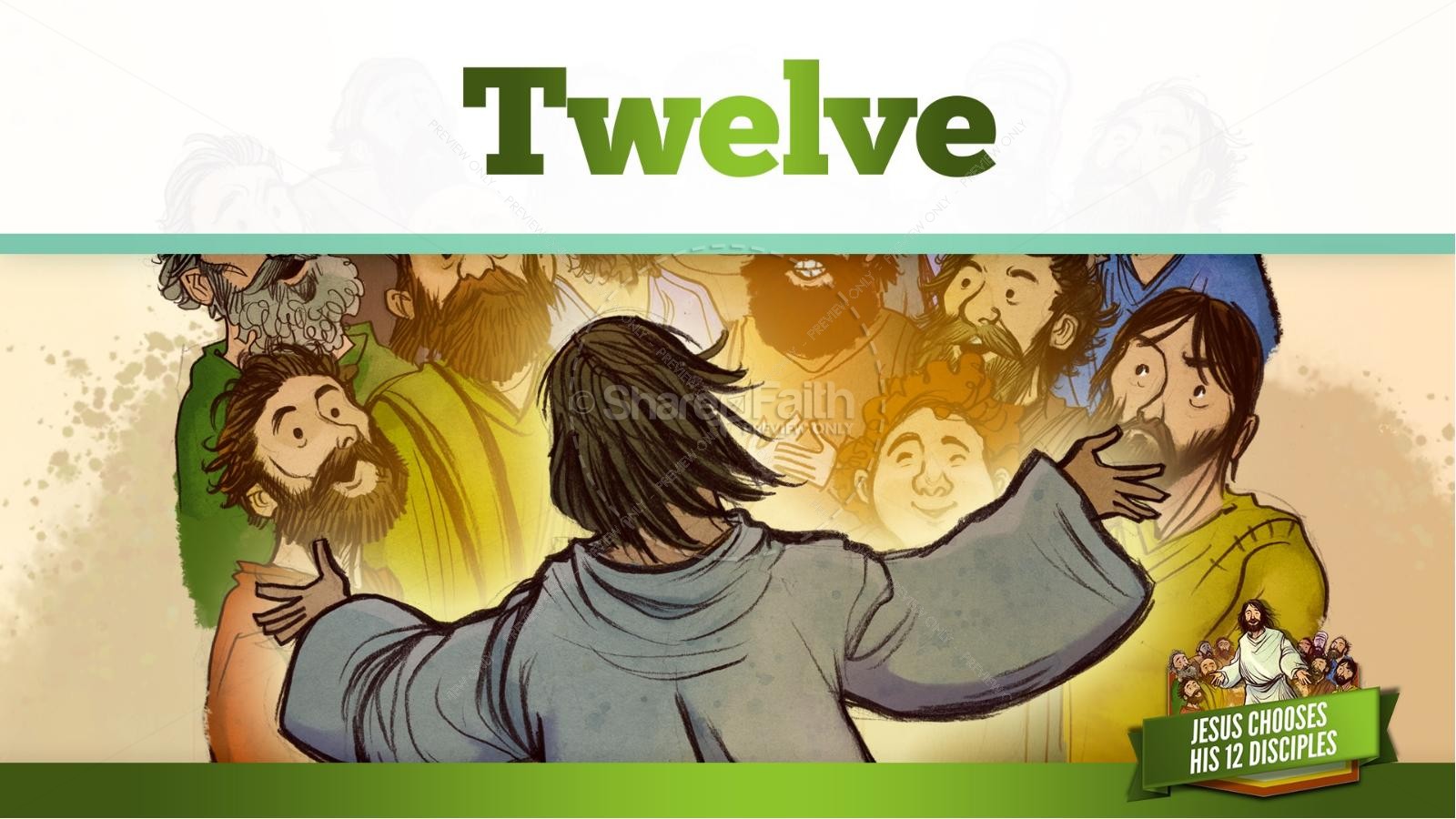 Jesus Chooses His 12 Disciples Kids Bible Story Thumbnail 31