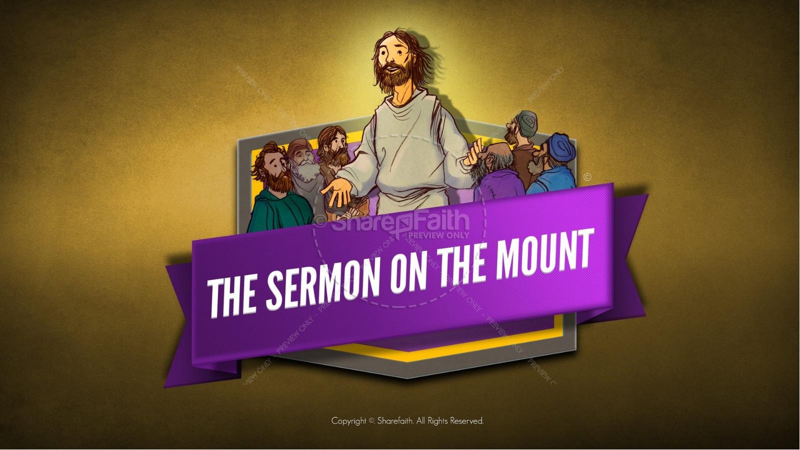 Sermon On the Mount (Beatitudes) Kids Bible Story