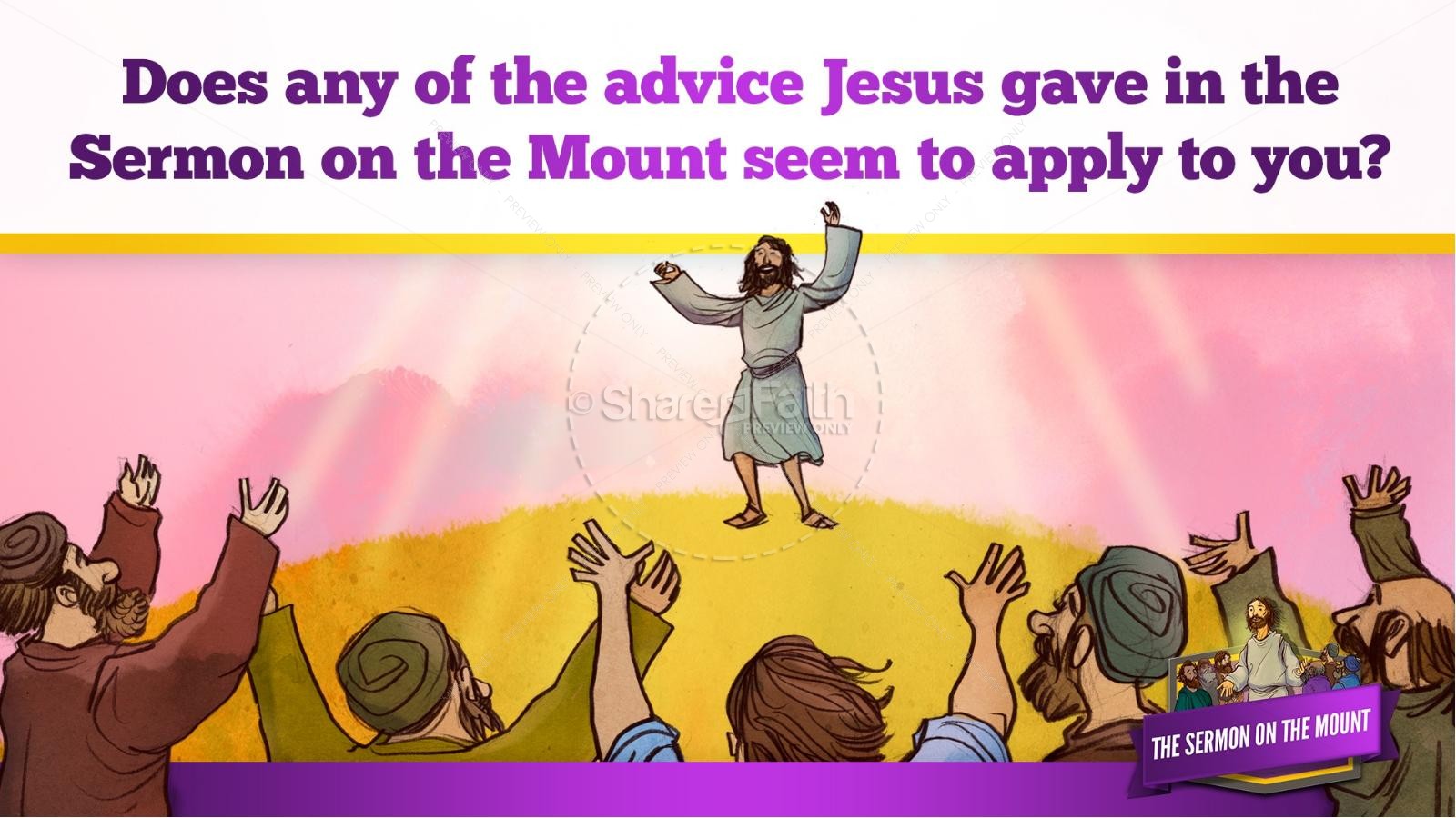 Sermon On the Mount (Beatitudes) Kids Bible Story Thumbnail 32