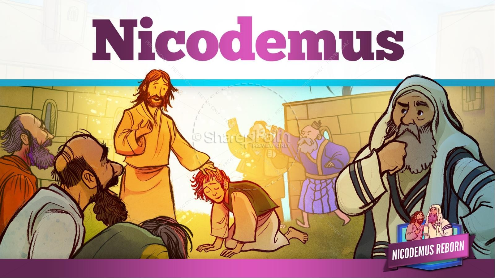 John 3 Nicodemus Bible Story for Kids Thumbnail 11