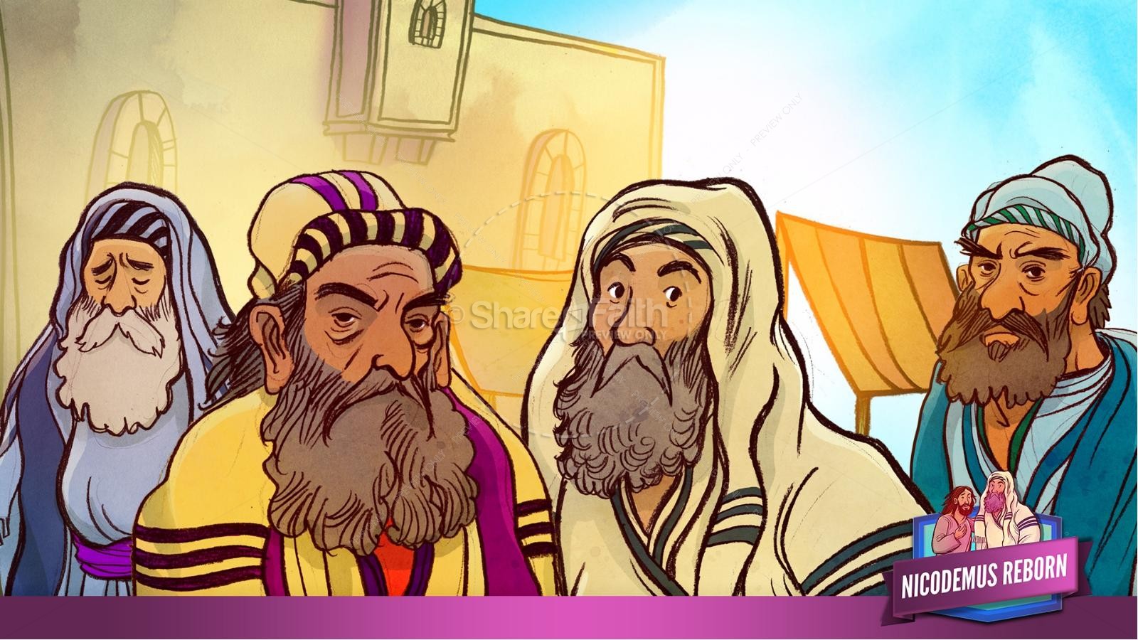 John 3 Nicodemus Bible Story for Kids Thumbnail 13