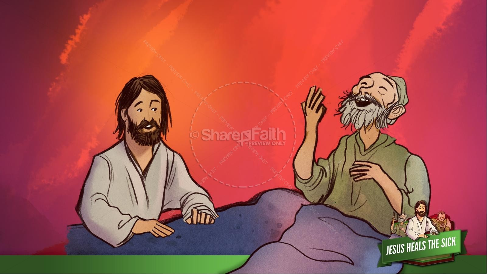 jesus healing the sick