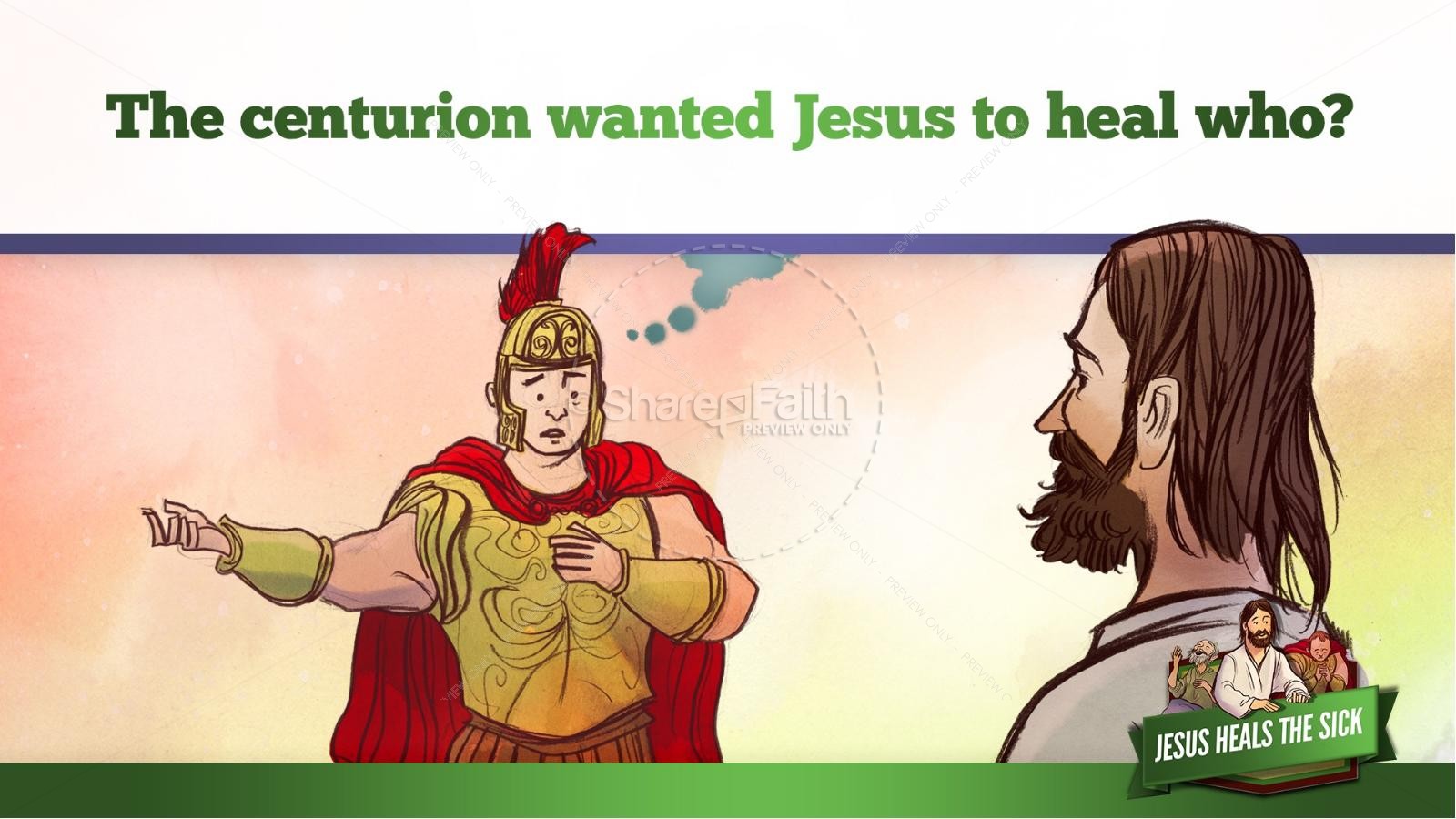 Jesus Heals The Sick Kids Bible Stories | slide 18