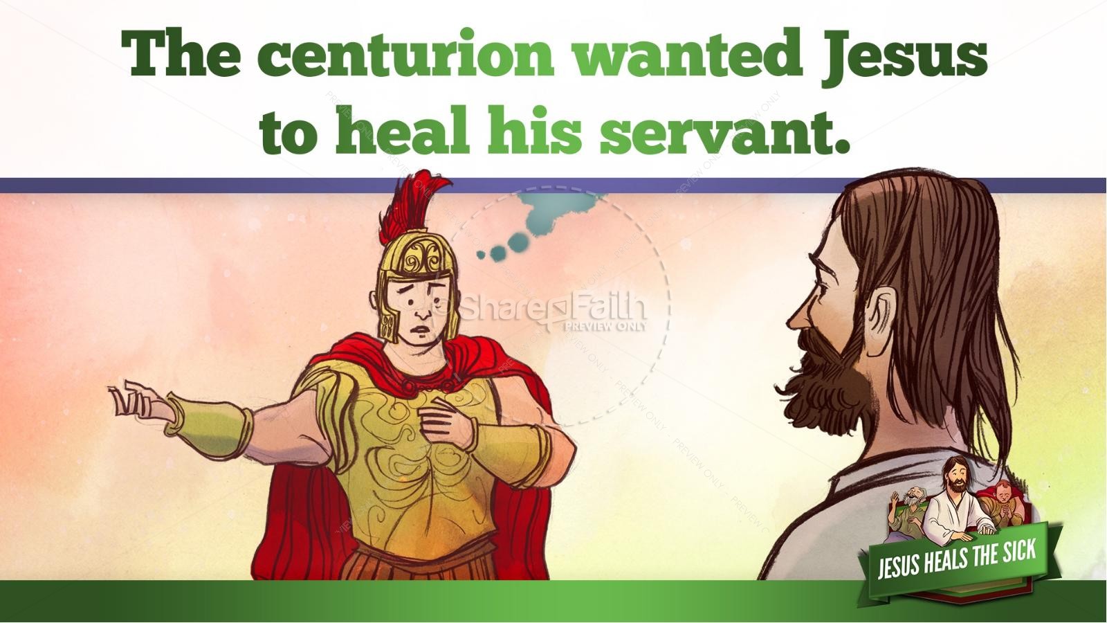 Jesus Heals The Sick Kids Bible Stories | slide 19