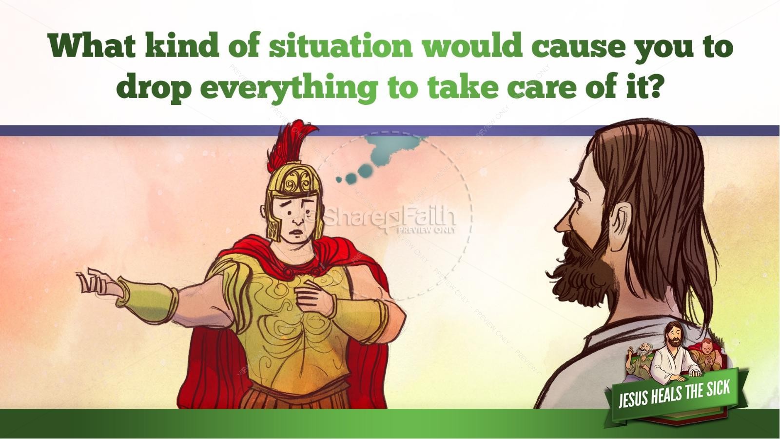 Jesus Heals The Sick Kids Bible Stories | slide 20