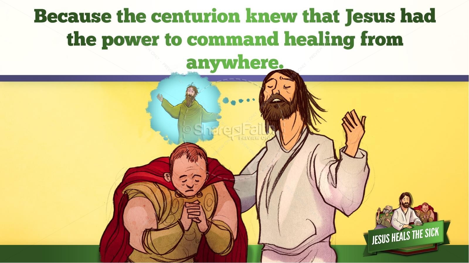 Jesus Heals The Sick Kids Bible Stories | slide 23