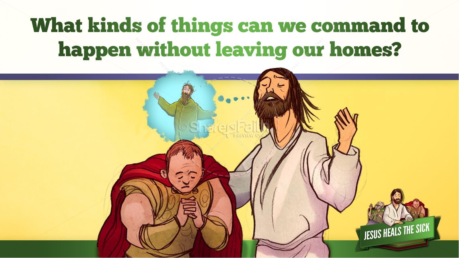 Jesus Heals The Sick Kids Bible Stories | slide 24