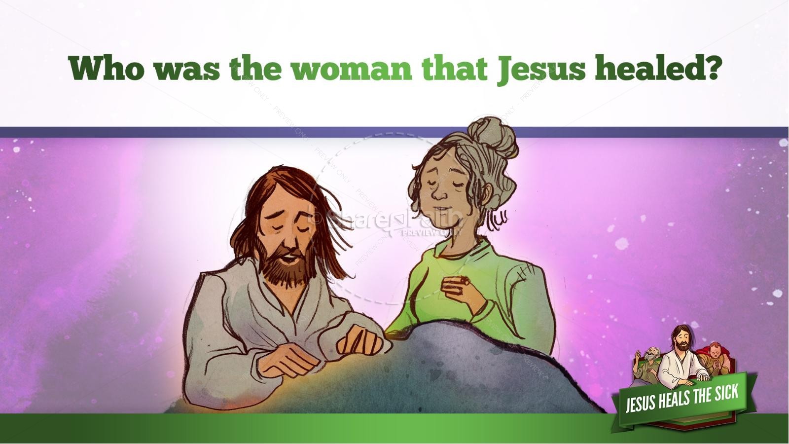 Jesus Heals The Sick Kids Bible Stories | slide 26