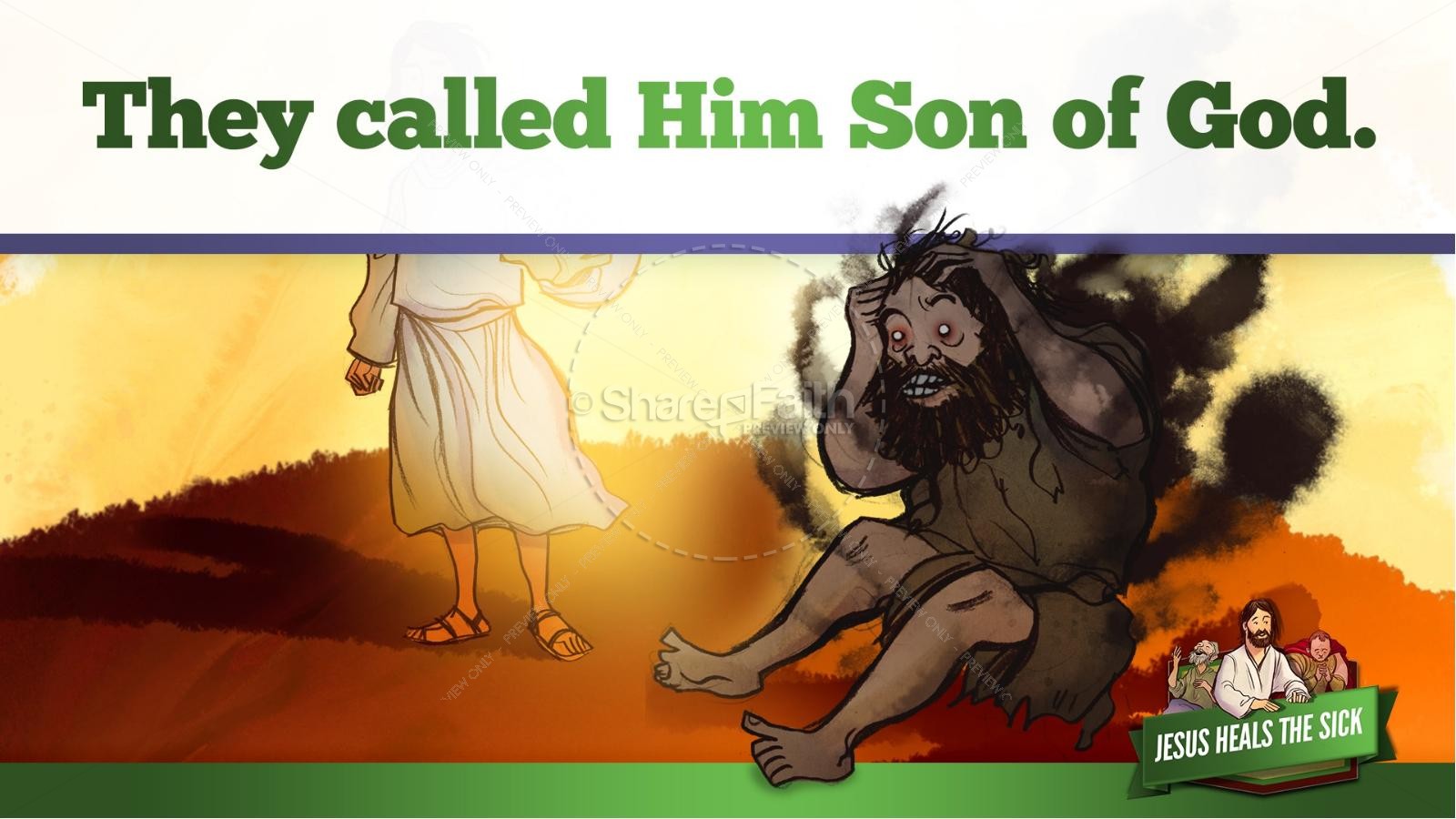 Jesus Heals The Sick Kids Bible Stories | slide 31