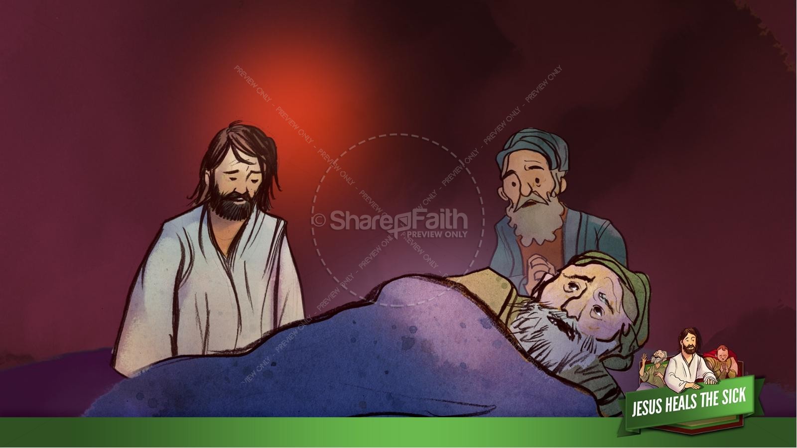 Jesus Heals The Sick Kids Bible Stories