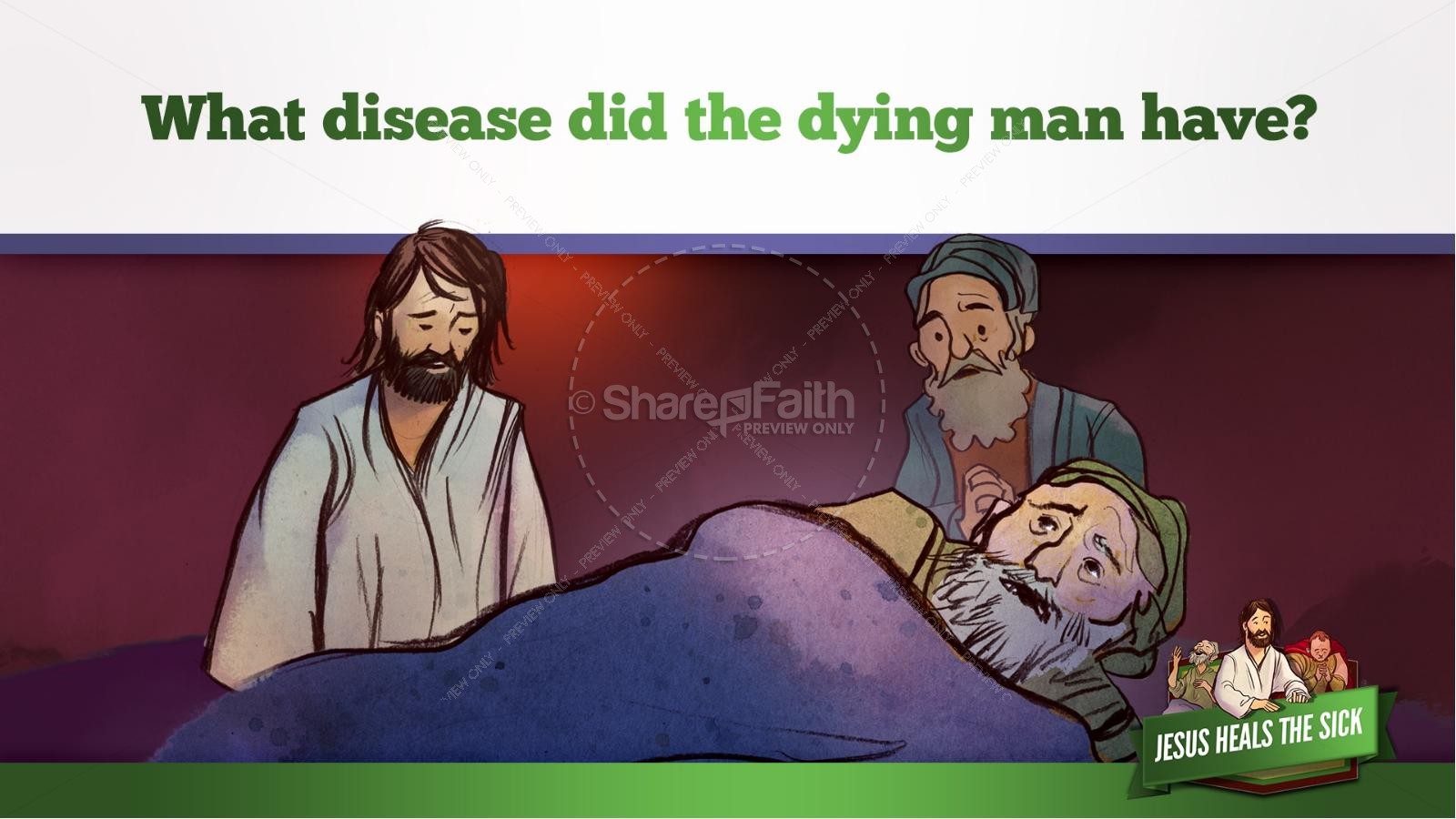 Jesus Heals The Sick Kids Bible Stories | slide 10