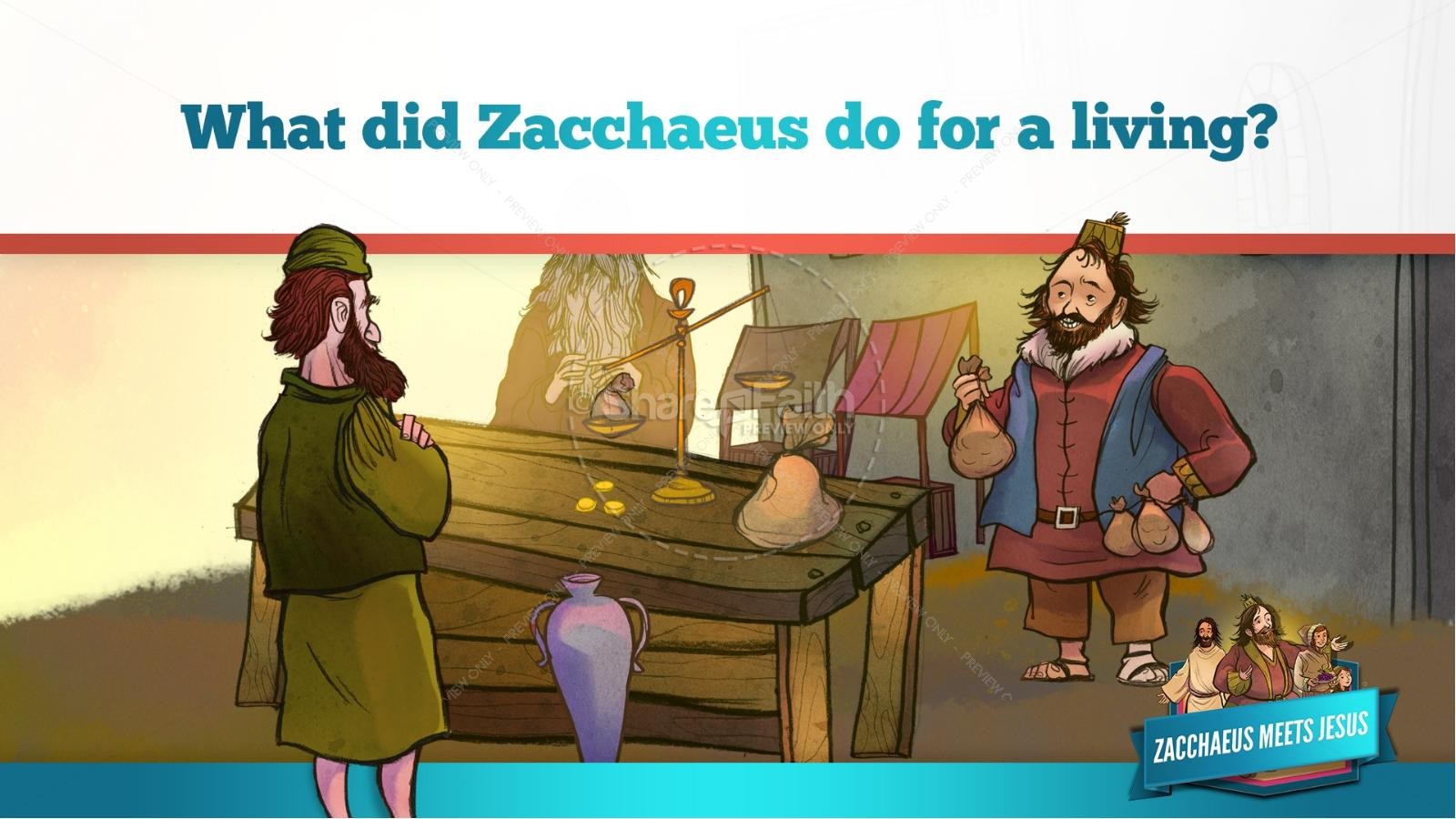 Luke 19 Story of Zacchaeus Kids Bible Lesson Thumbnail 12