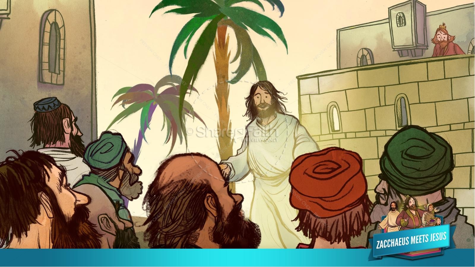 Luke 19 Story of Zacchaeus Kids Bible Lesson Thumbnail 15