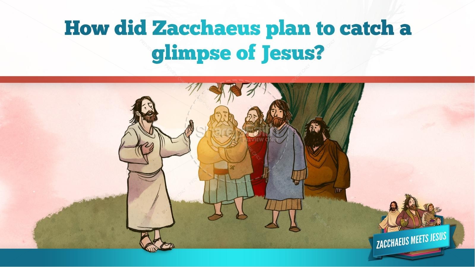 Luke 19 Story of Zacchaeus Kids Bible Lesson Thumbnail 24