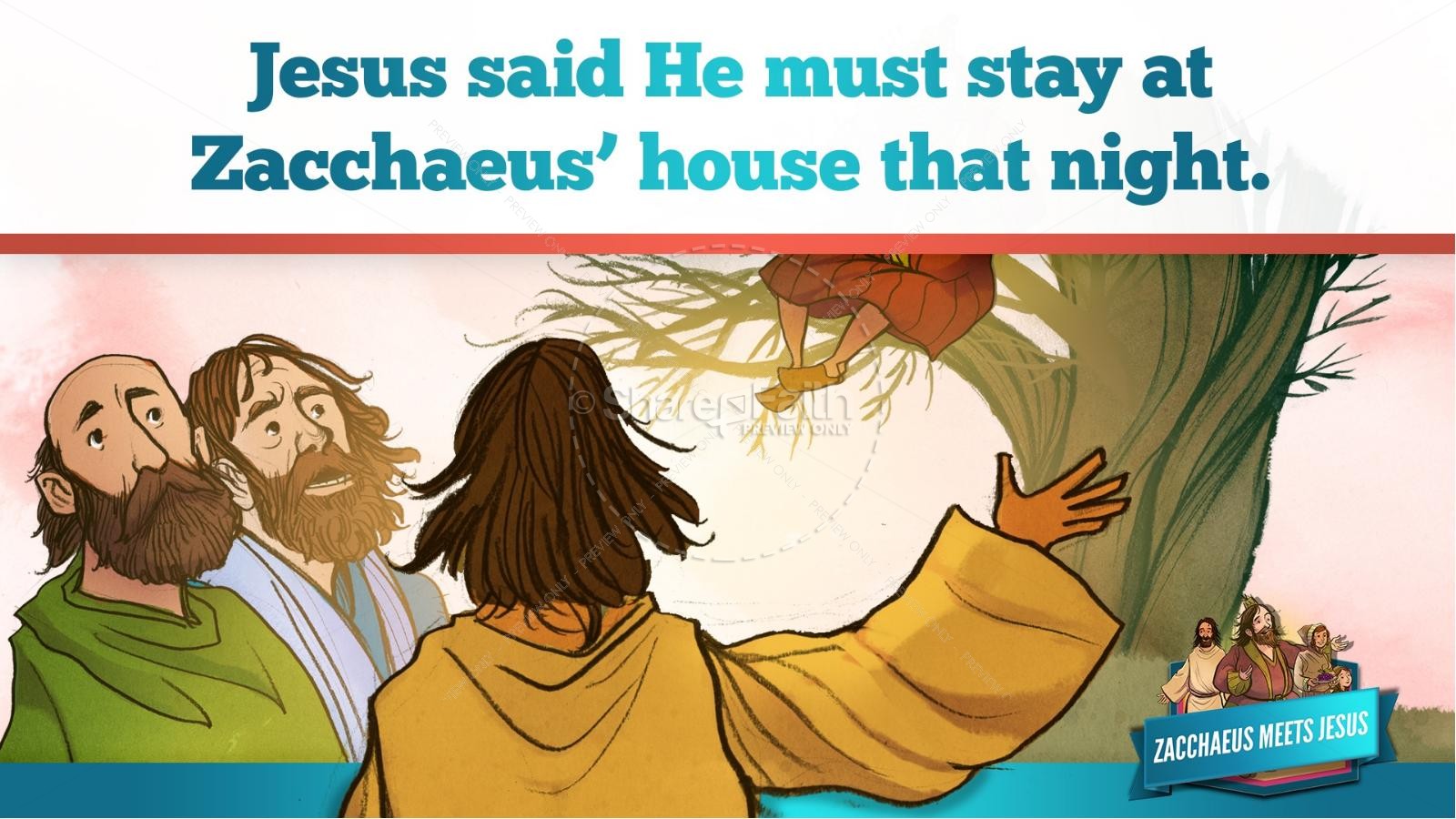 Luke 19 Story of Zacchaeus Kids Bible Lesson Thumbnail 29