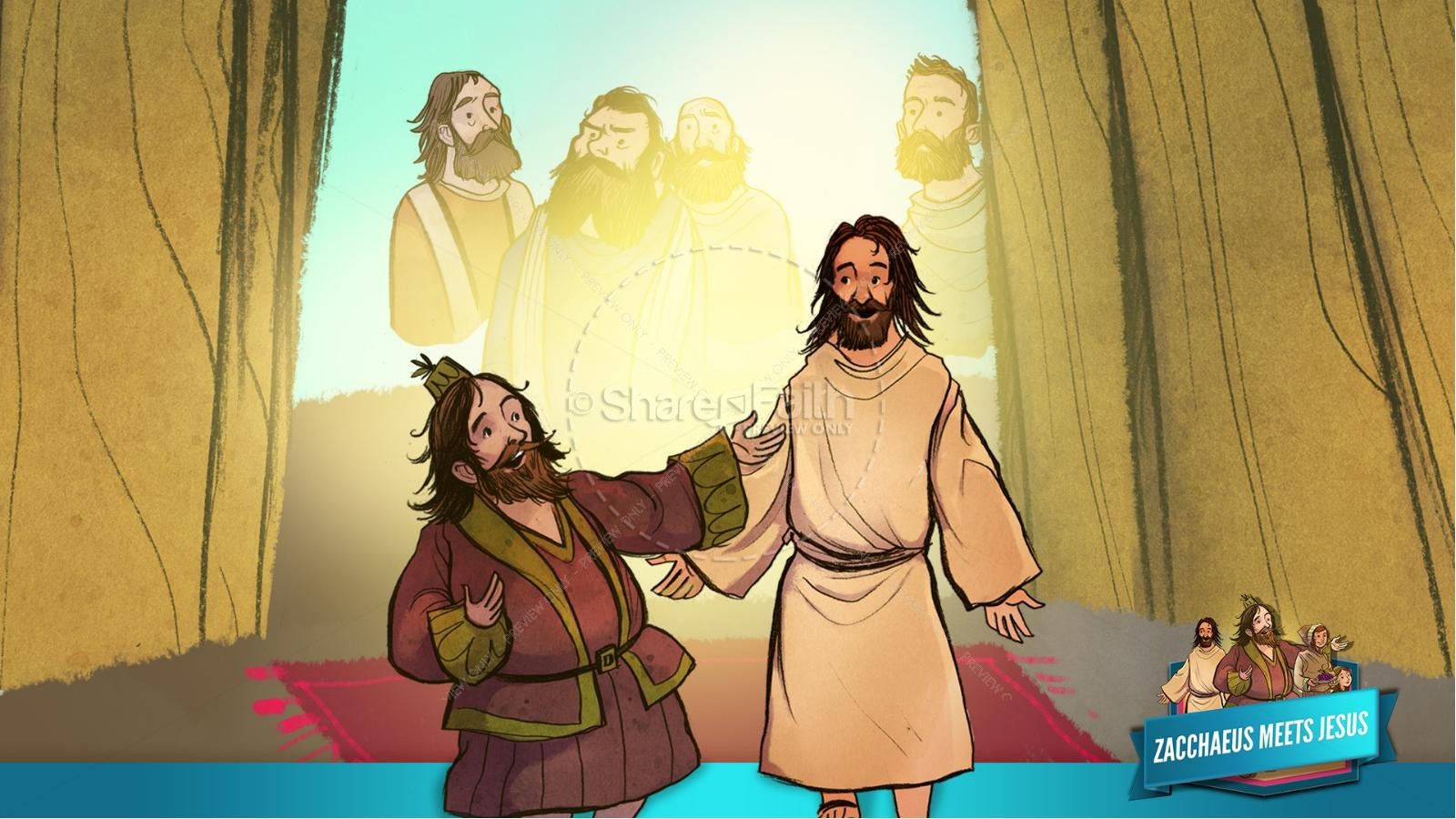 Luke 19 Story of Zacchaeus Kids Bible Lesson Thumbnail 31