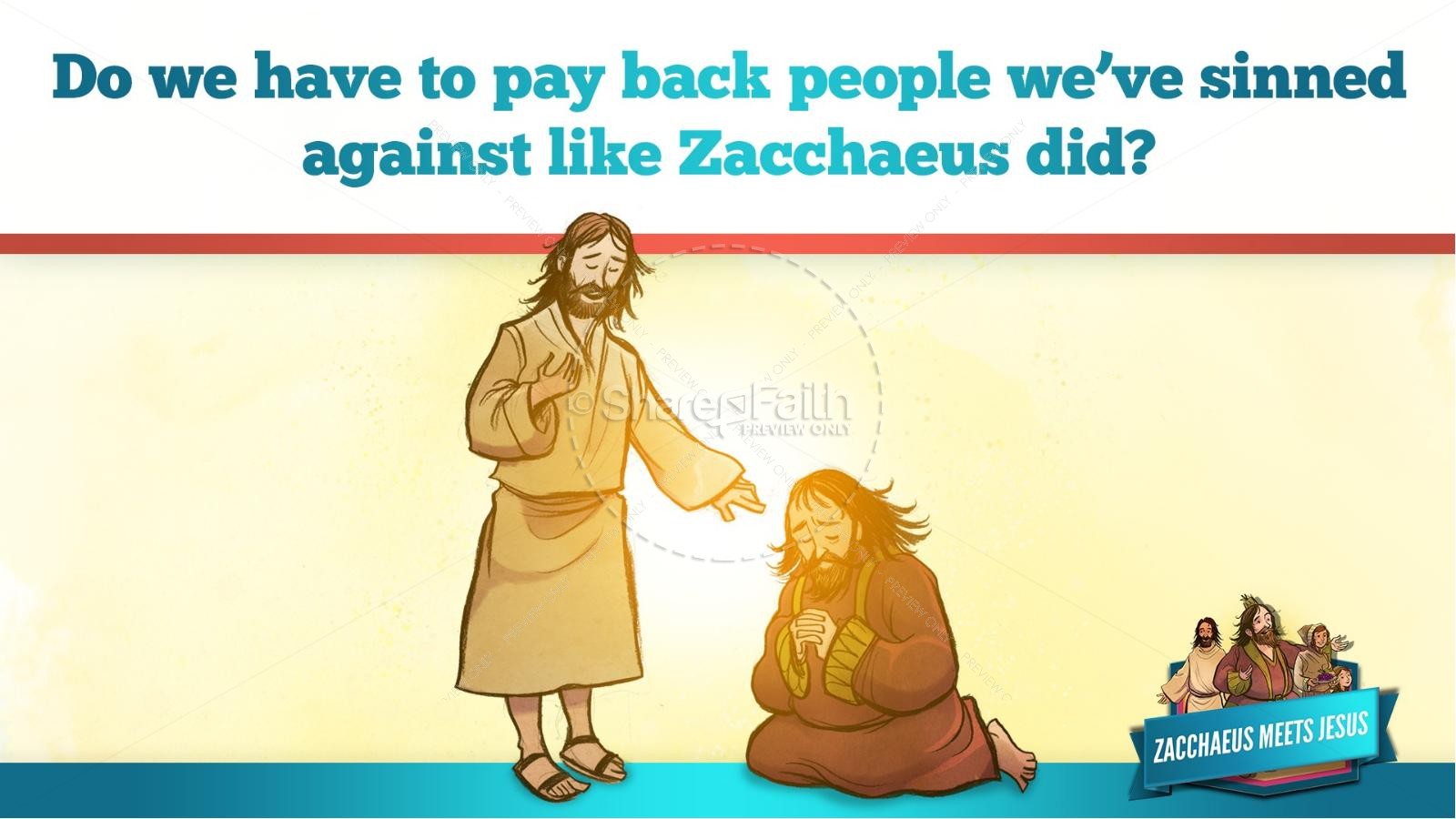 Luke 19 Story of Zacchaeus Kids Bible Lesson Thumbnail 42