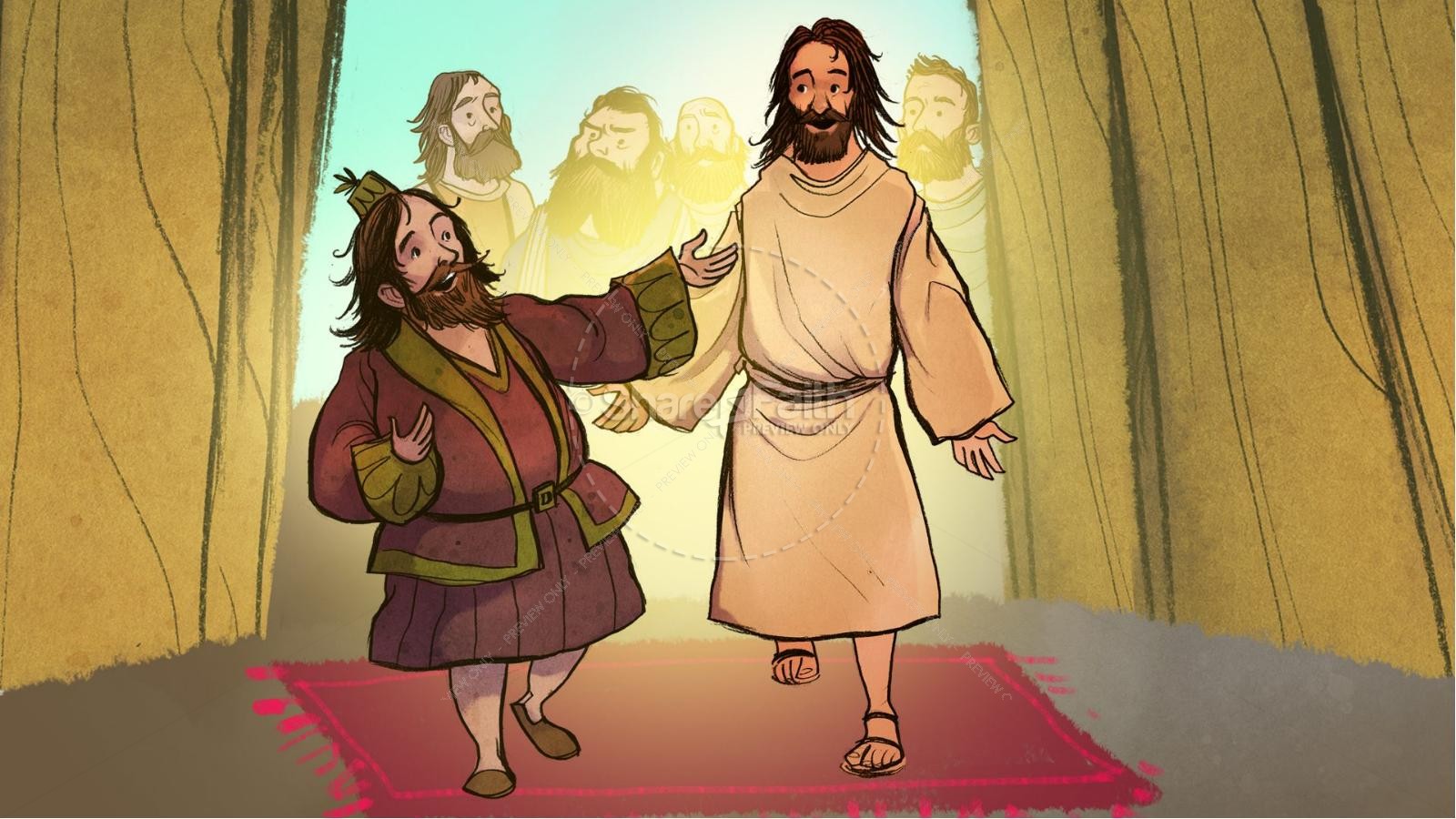 Luke 19 Story of Zacchaeus Kids Bible Lesson Thumbnail 7