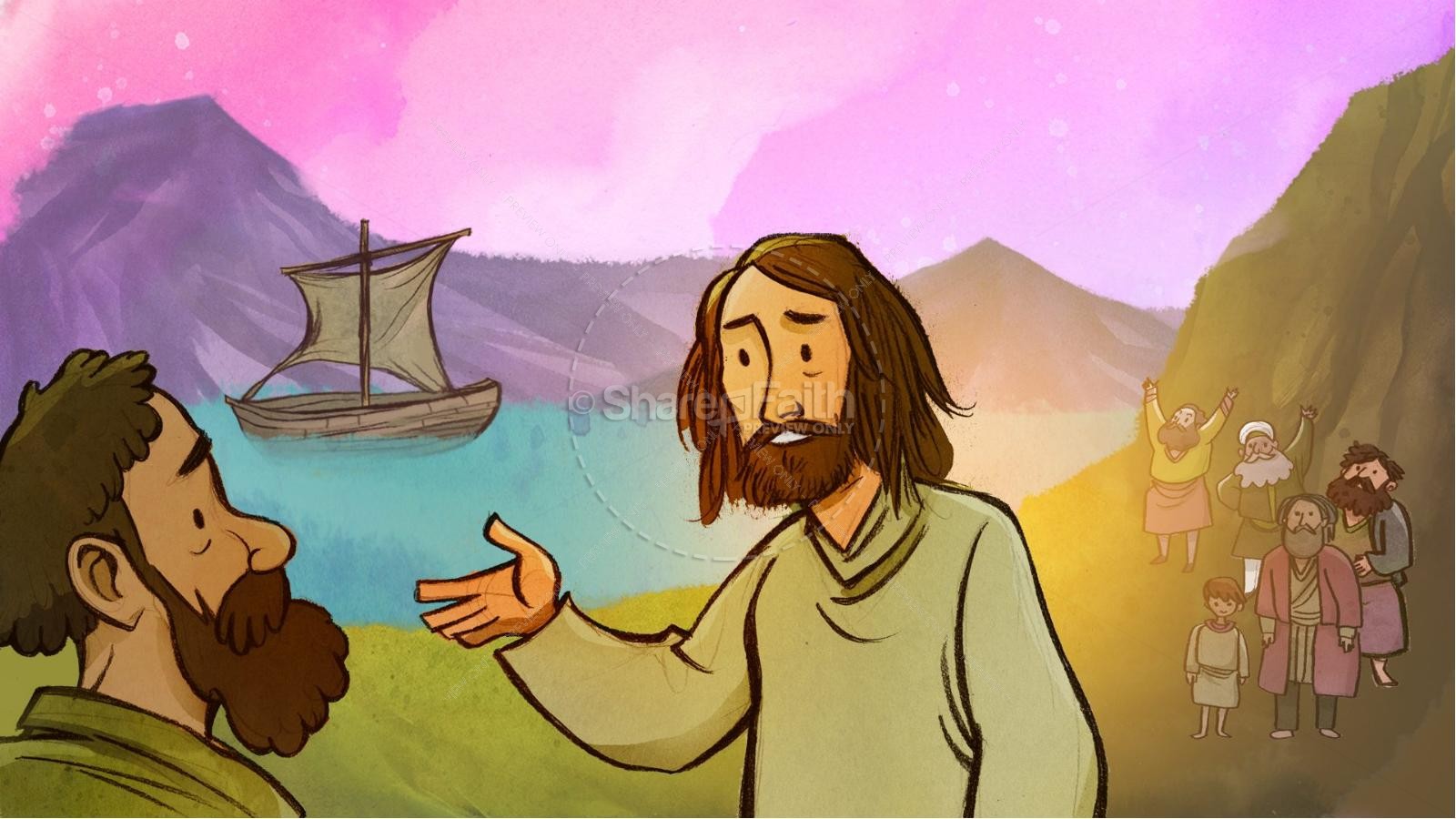 Jesus Walks On Water Kids Bible Story Thumbnail 2