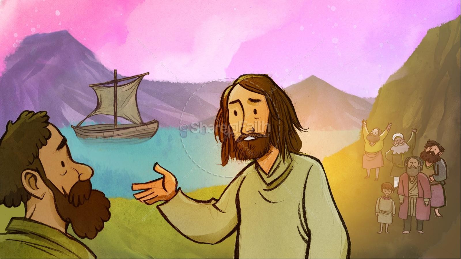 Jesus Walks On Water Kids Bible Story