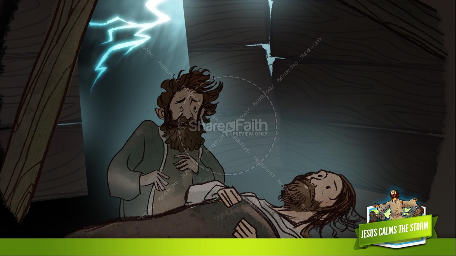 Jesus Calms The Storm Kids Bible Story Thumbnail 16