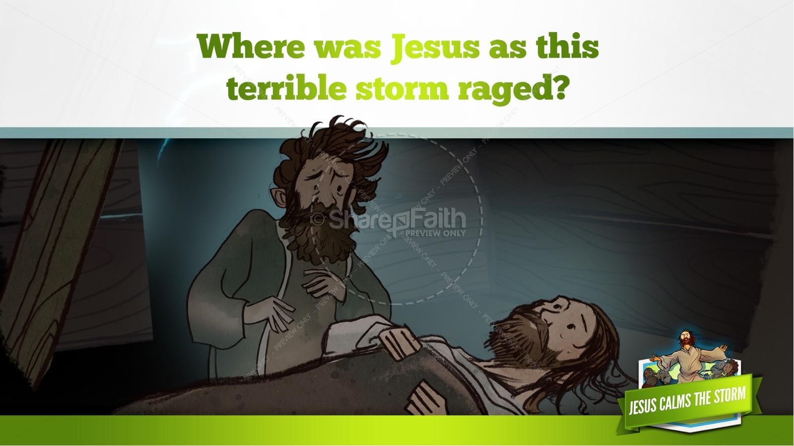 Jesus Calms The Storm Kids Bible Story Thumbnail 17