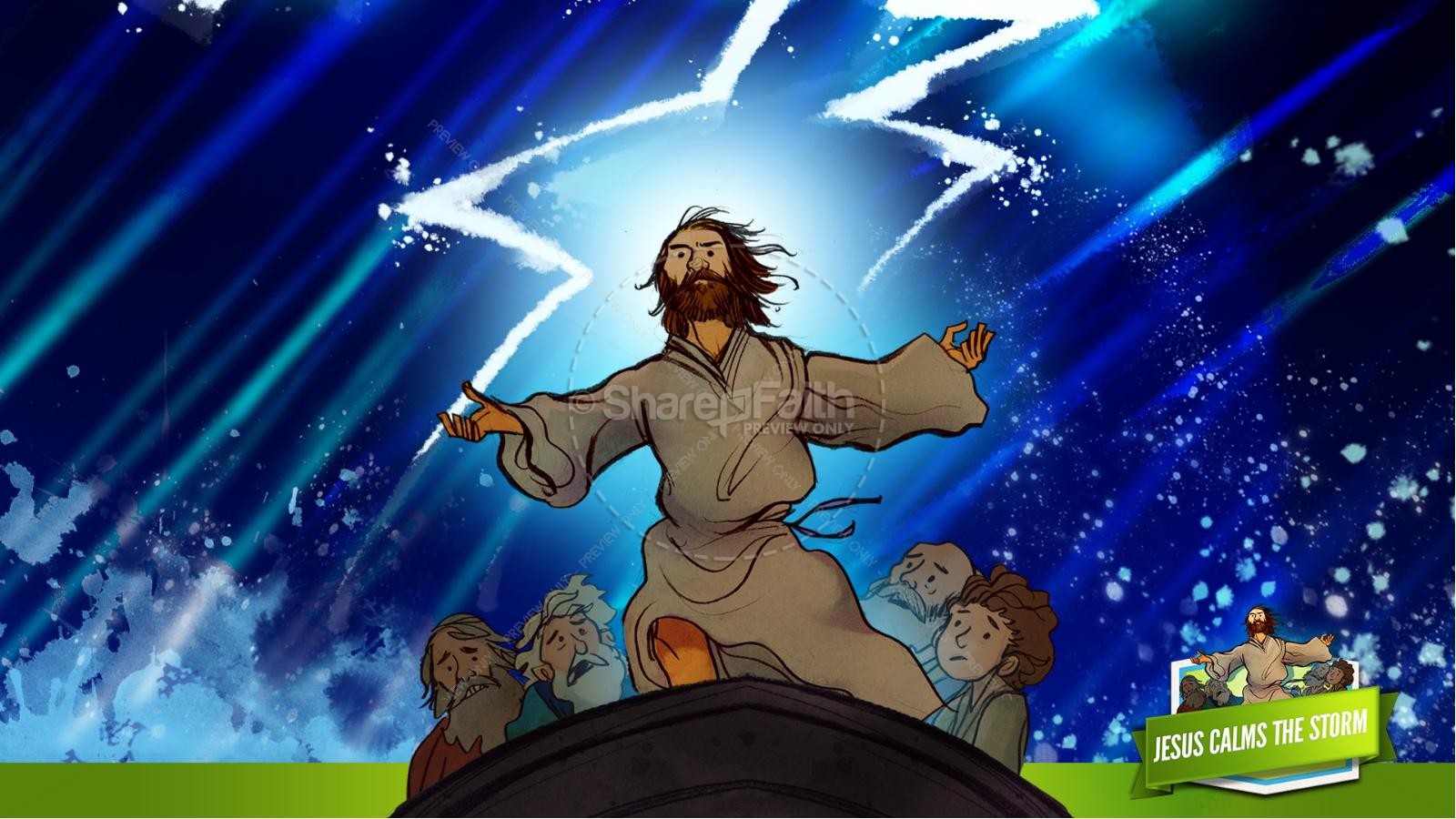 Jesus Calms The Storm Kids Bible Story Thumbnail 20