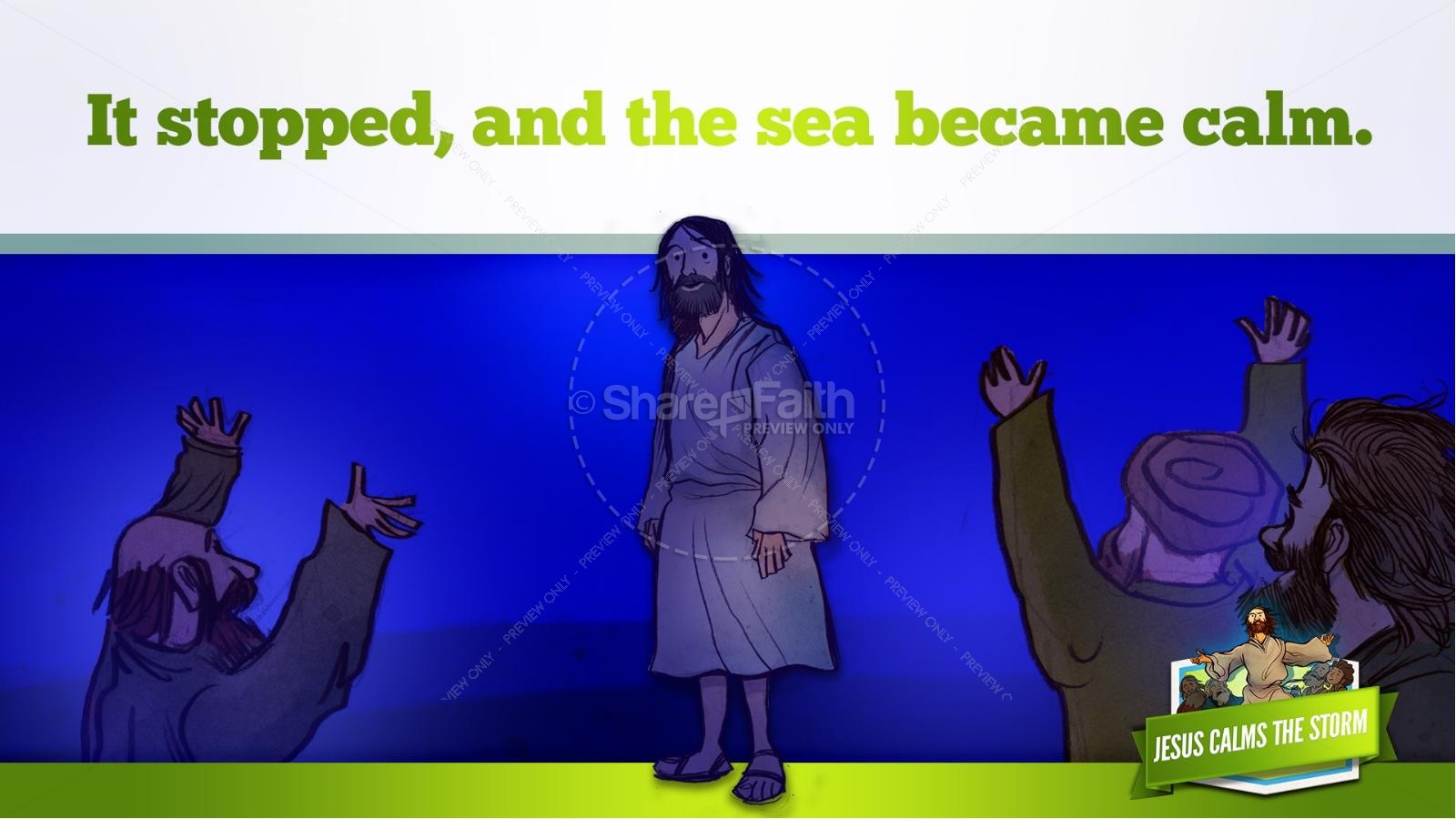 Jesus Calms The Storm Kids Bible Story Thumbnail 26