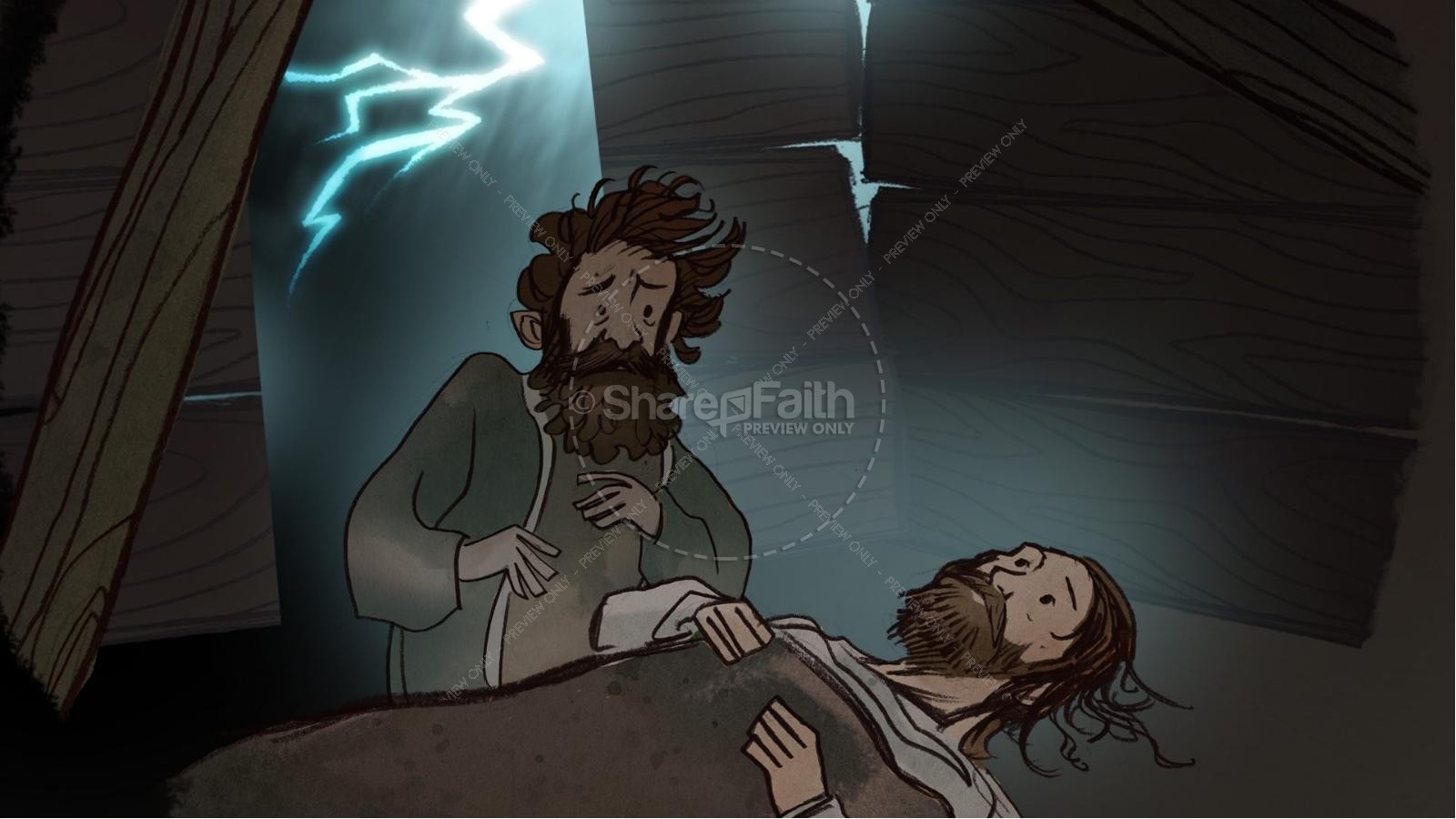 Jesus Calms The Storm Kids Bible Story Thumbnail 4
